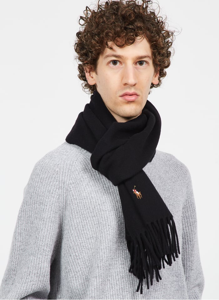 Ralph lauren men's wool scarf Clearance