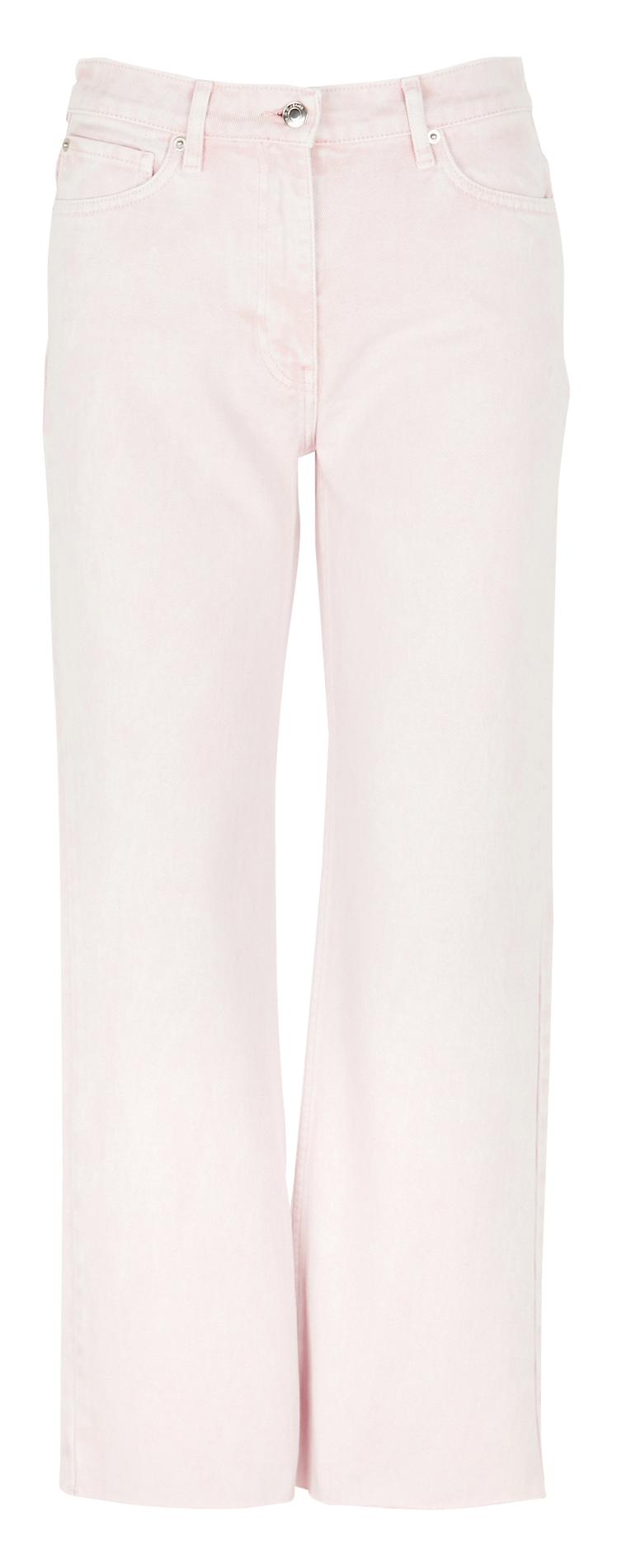High-rise straight-leg cotton jeans IRO Pink