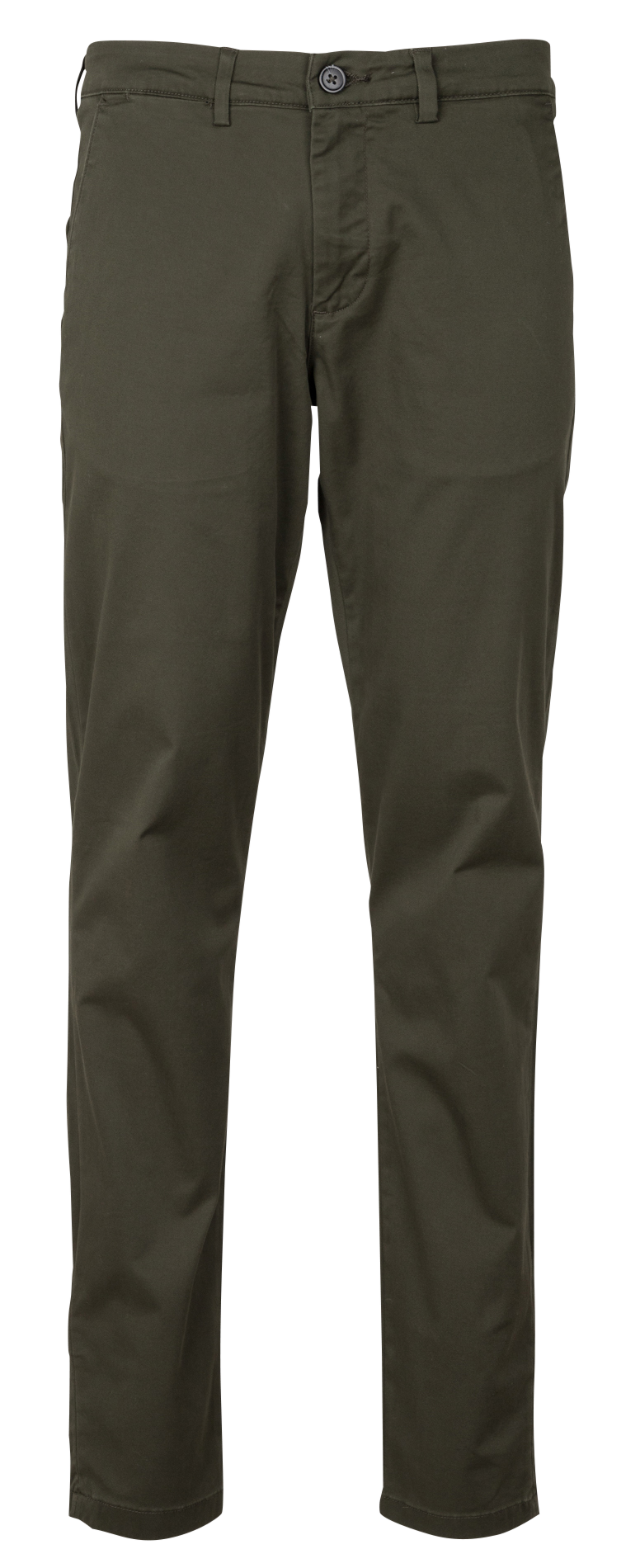 Chino slim en coton  SELECTED Vert