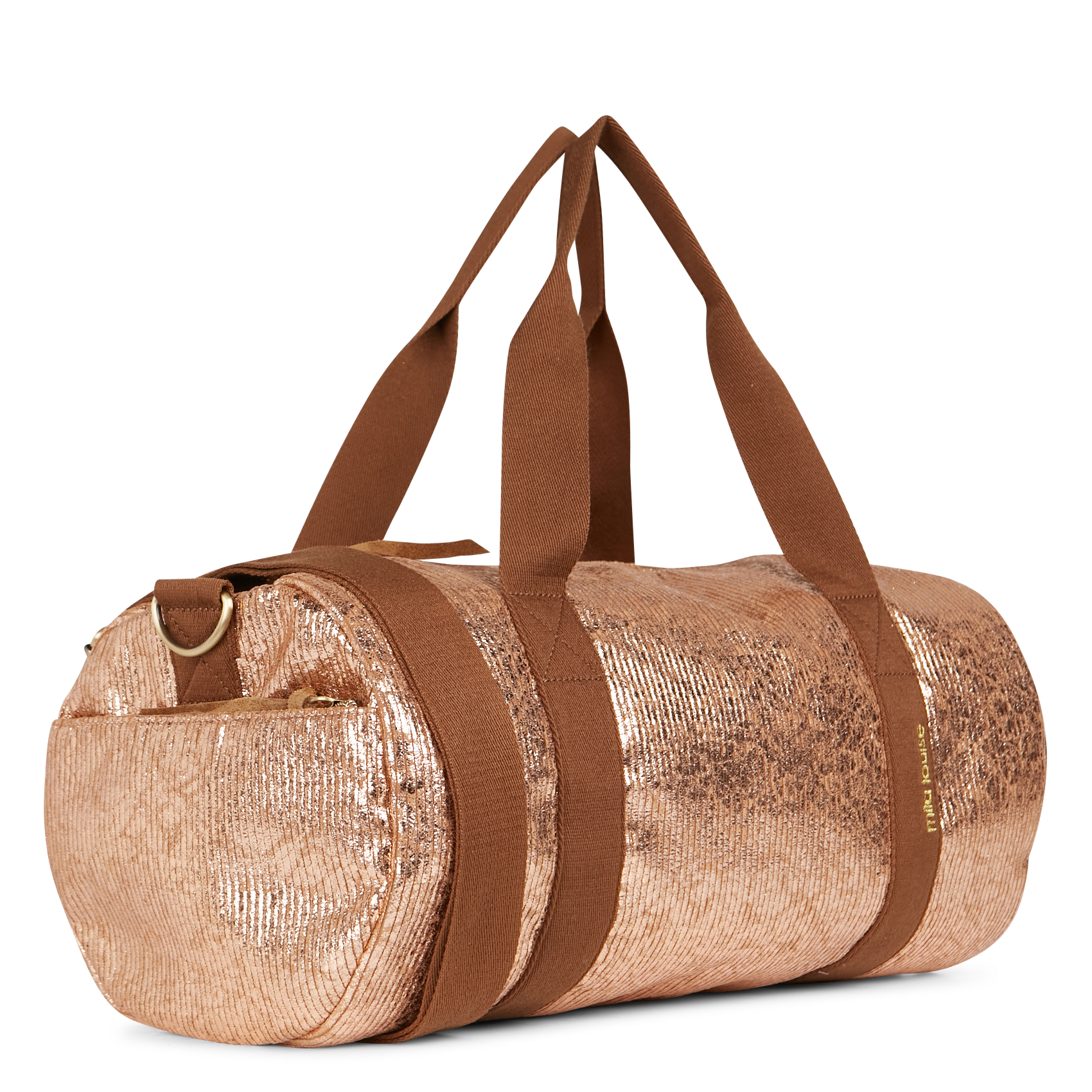 Stoffen schoudertas MILA LOUISE Bruin