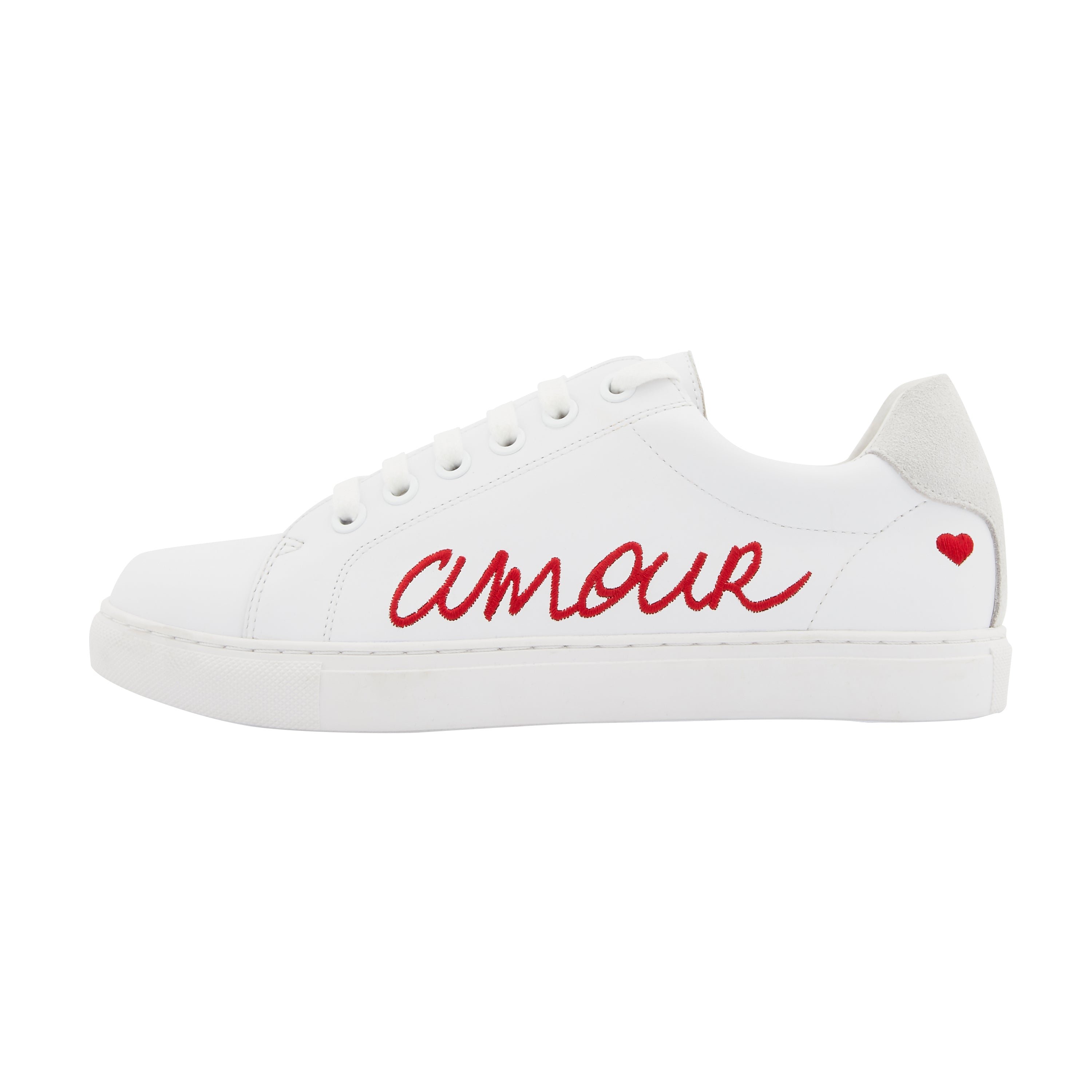 Leather sneakers BONS BAISERS PARIS White