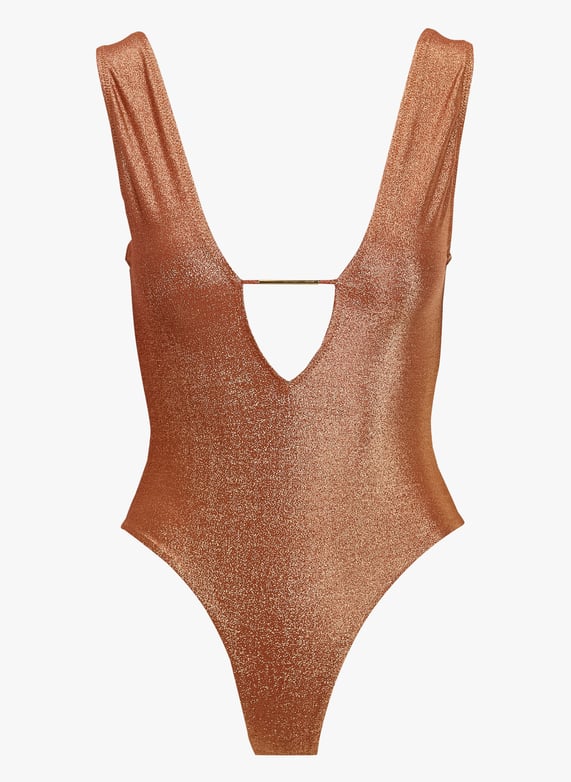 Maillot de bain pièce en fils lurex Toni Sienna Beliza Femme