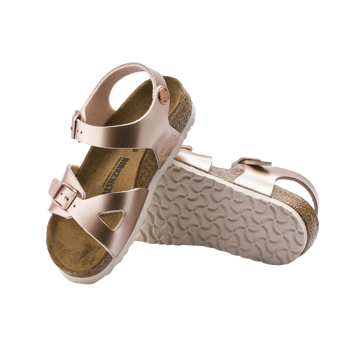 Faux leather sandals BIRKENSTOCK No Color