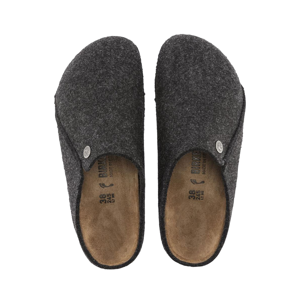 Canvas slippers BIRKENSTOCK Grey