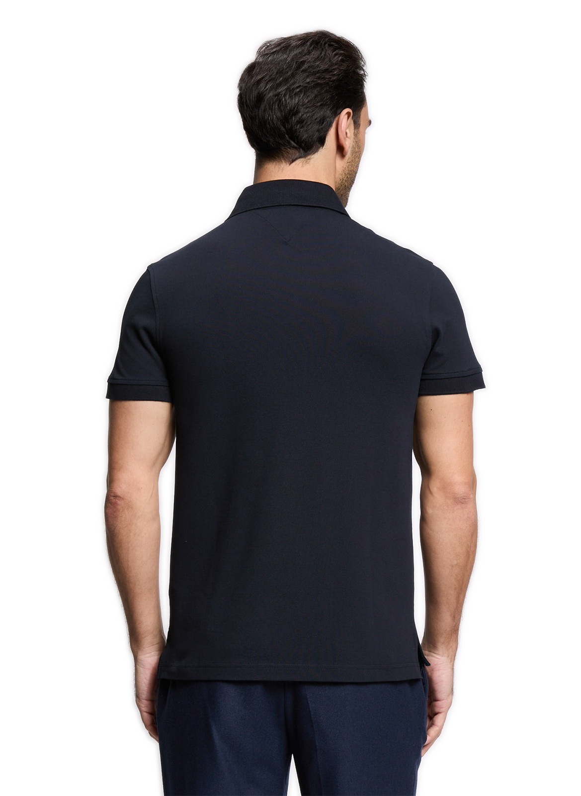 Polo regular-fit en coton biologique mélangé TOMMY HILFIGER Bleu