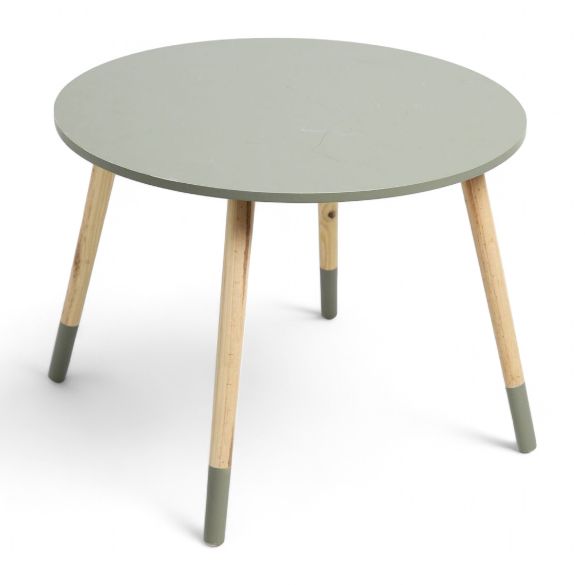 Table ronde enfant en mdf FACTORY Vert