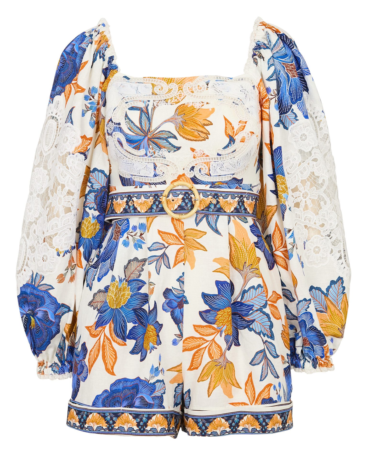 Combishort brodée à motifs FARM RIO Multicolore