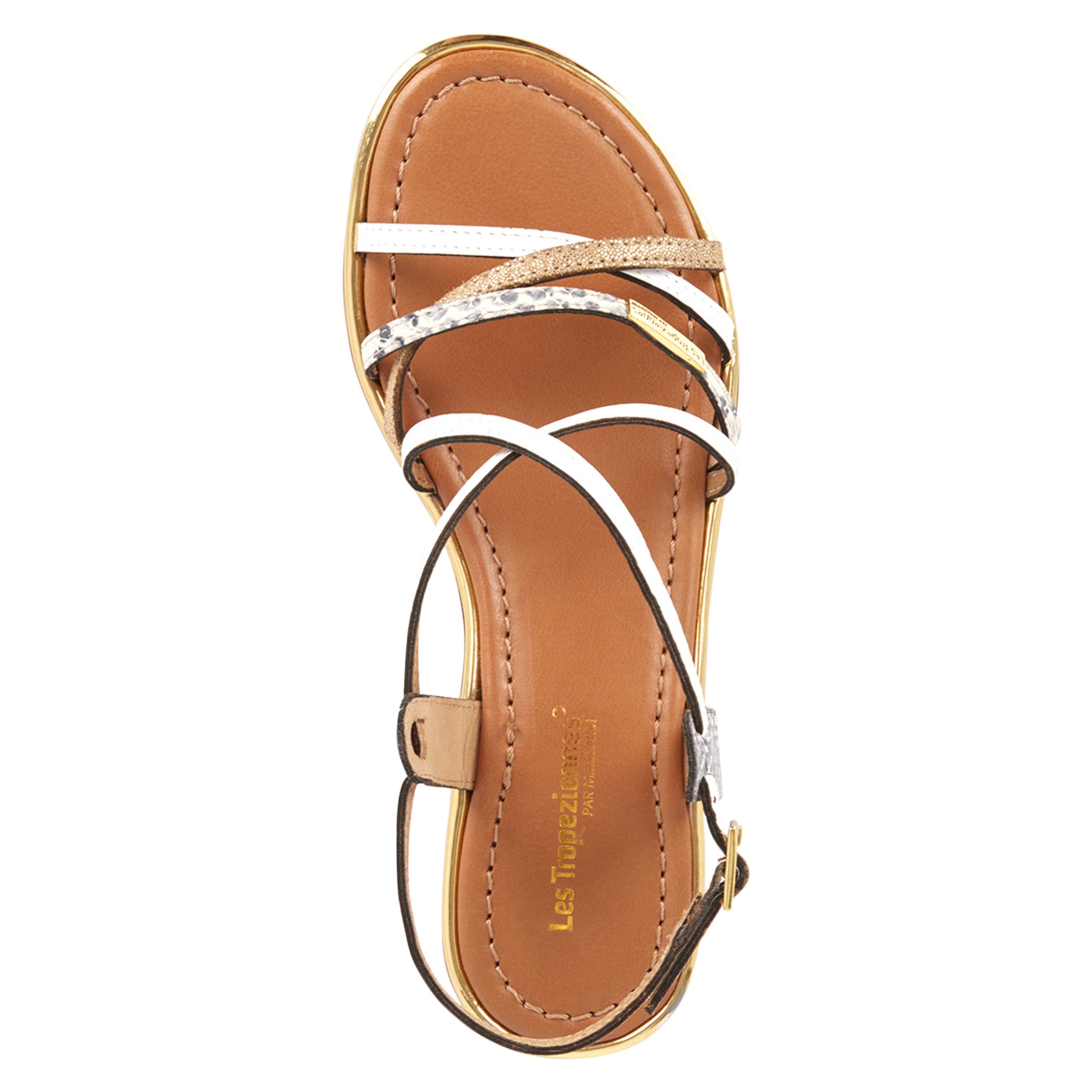 Harry Tropeziennes By Belarbi Harry Sandal Blanc Multi Les
