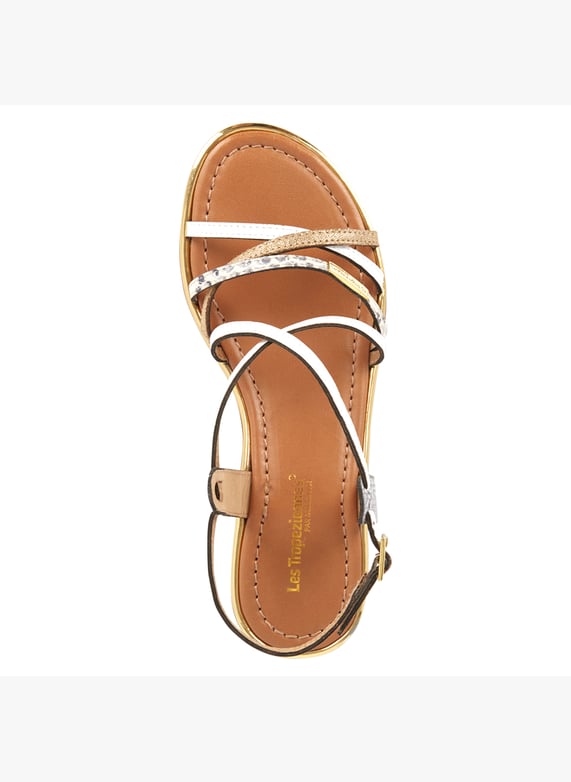 Harry Tropeziennes By Belarbi Harry Sandal Blanc Multi Les