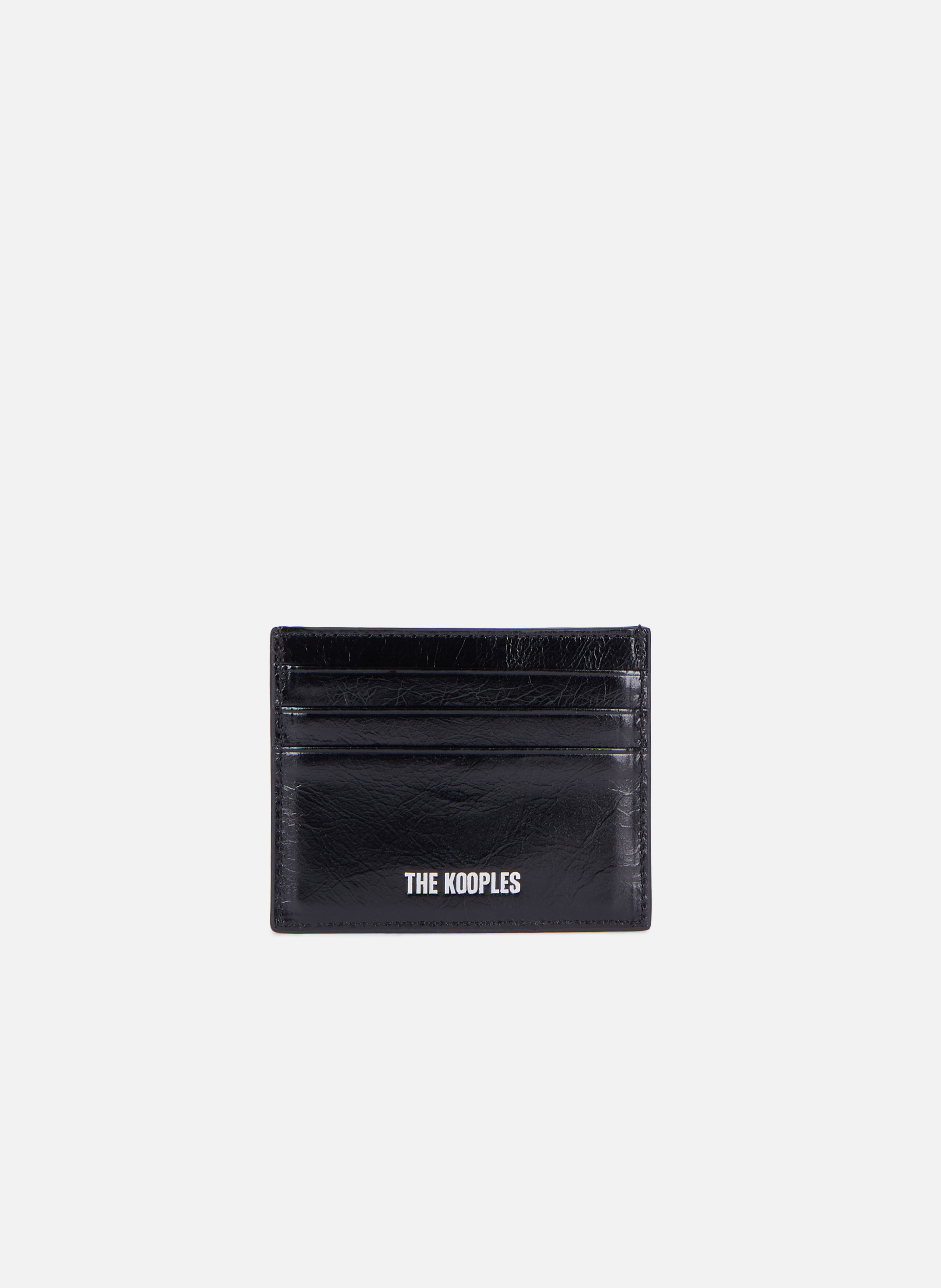 Amelia leather card holder Black