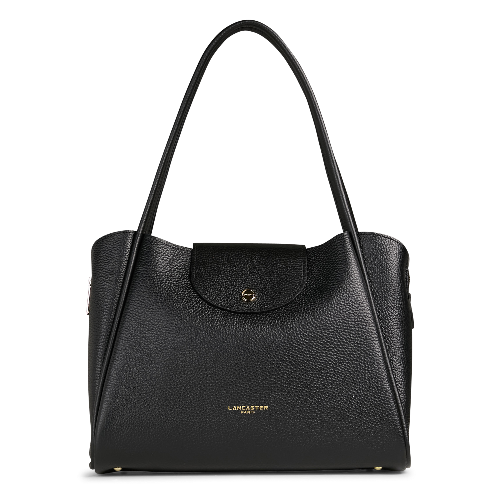 Sac à maine en cuir LANCASTER PARIS Noir