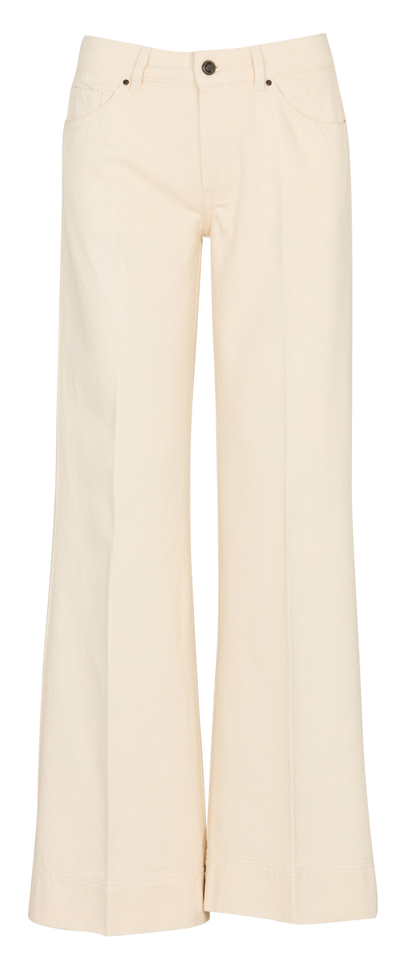 Jean flare en coton ACOTE Blanc