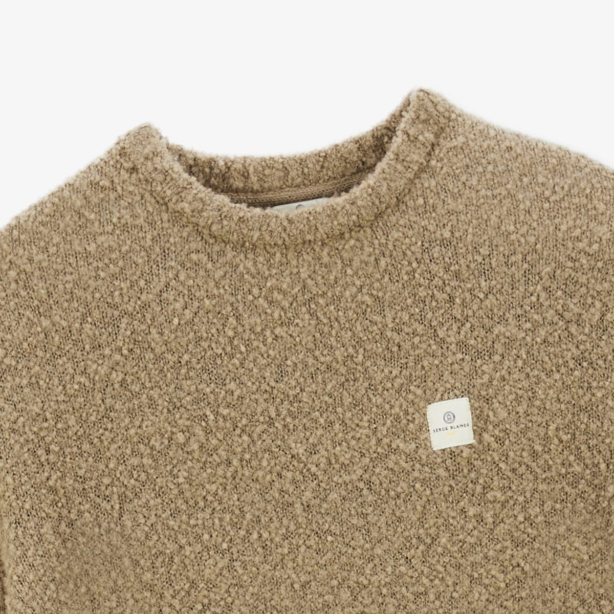 Loop wool sweater SERGE BLANCO Beige