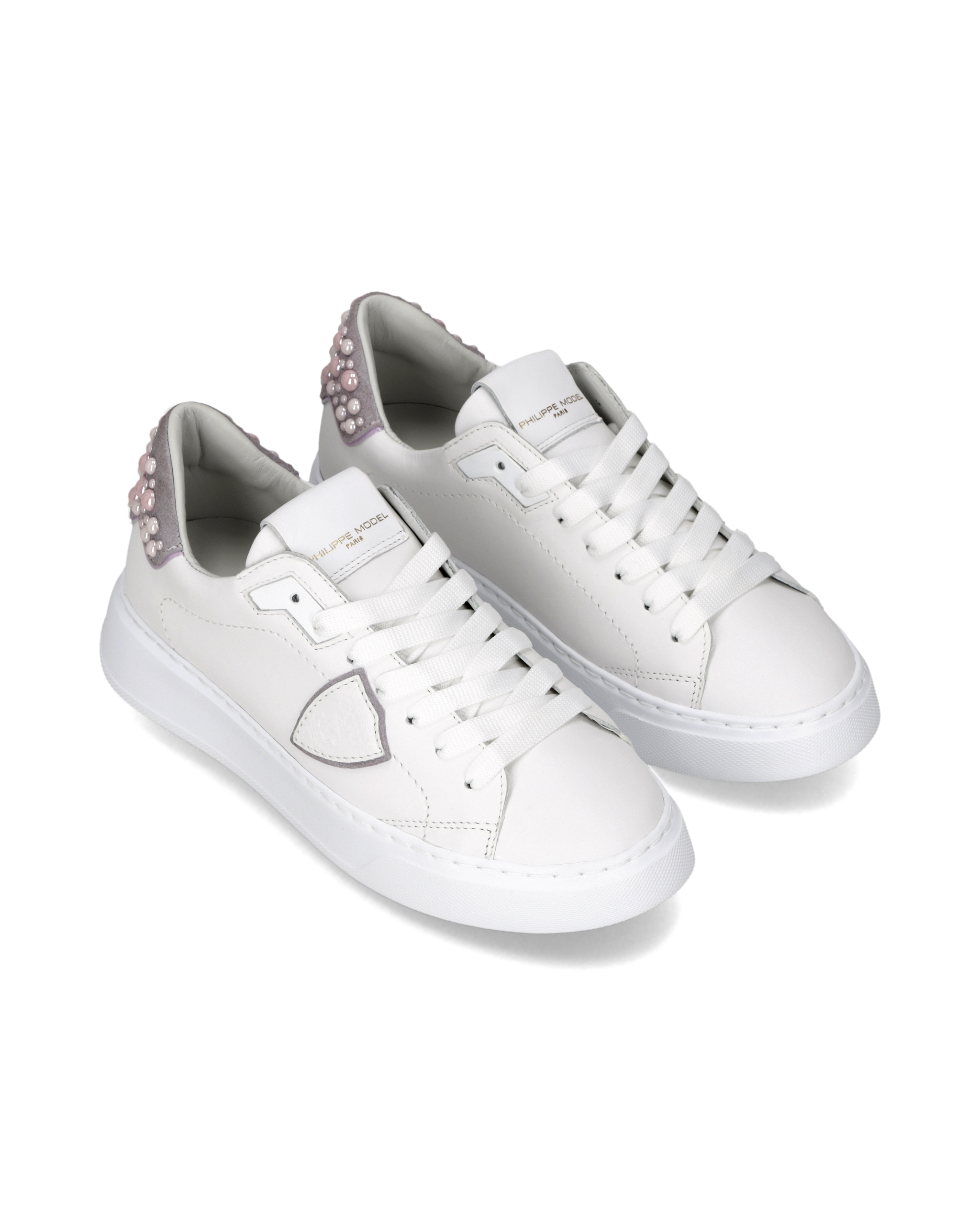 Tennis Temple Sneakers. PHILIPPE MODEL Pink