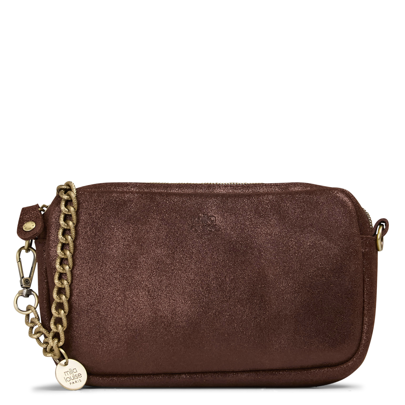Leren crossbodytas  MILA LOUISE