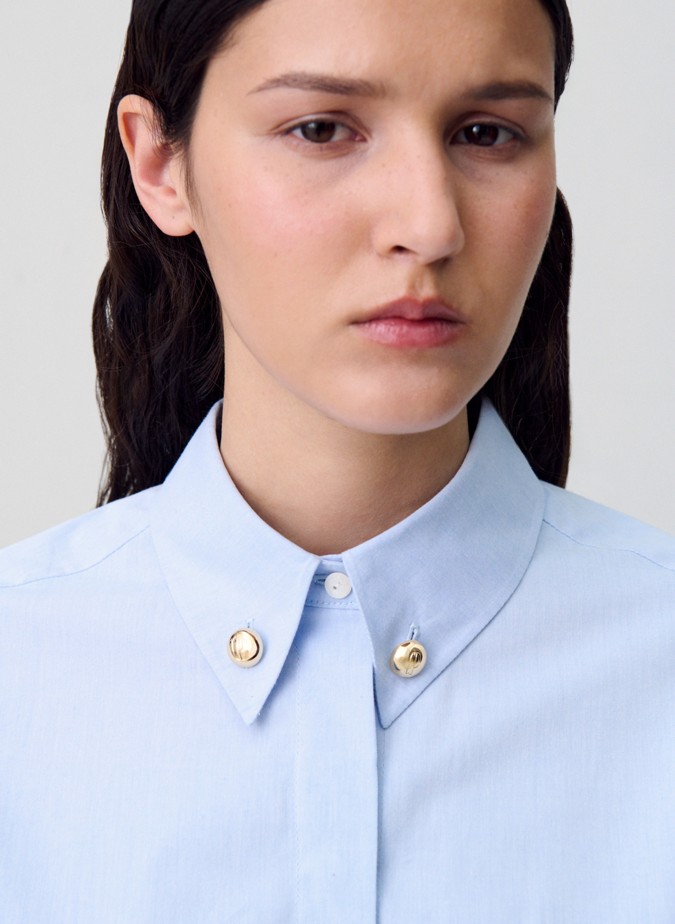 Colonel plain shirt CLAUDIE PIERLOT Blue