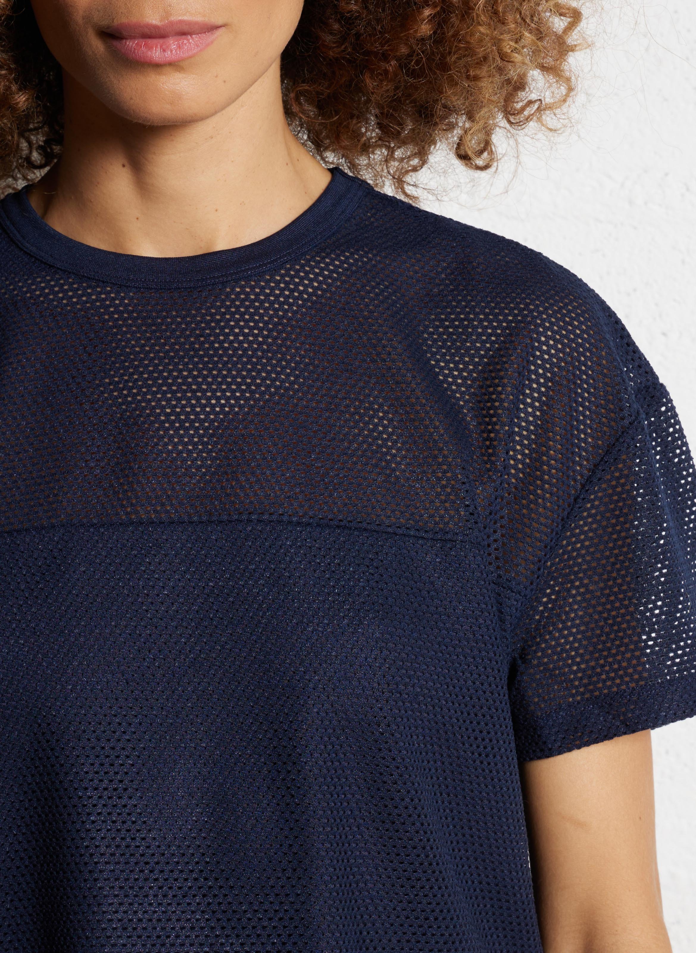 Tee-shirt oversize col rond IKKS Bleu