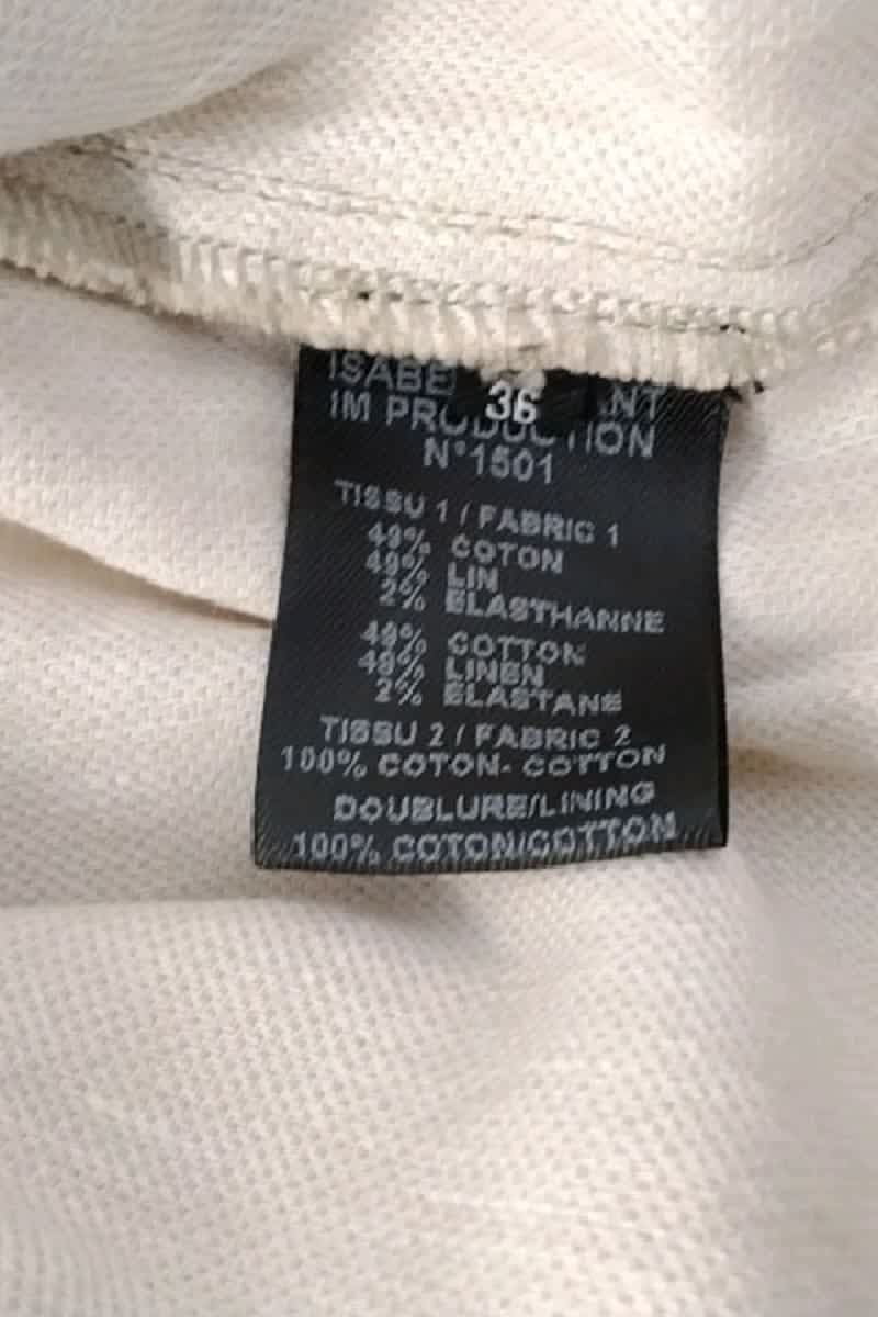 Carrot trousers ISABEL MARANT - Seconde Main Beige