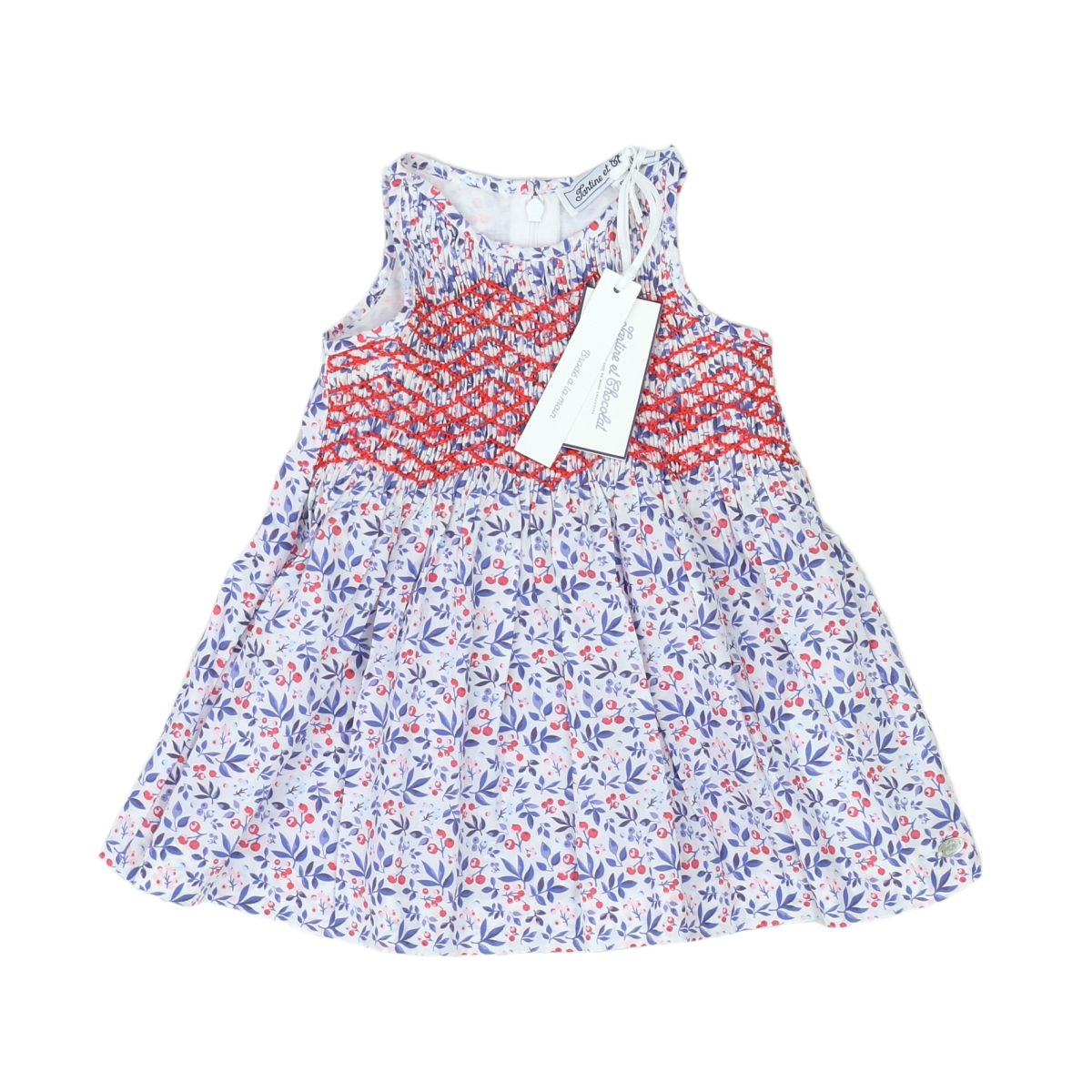 Blue baby dress - 6 months TARTINE ET CHOCOLAT - seconde-main Blue