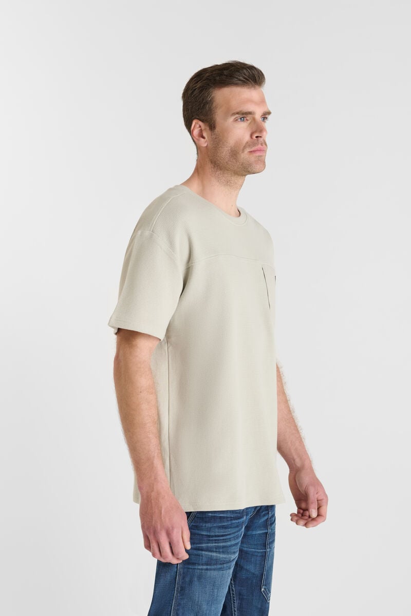 Tommy Badge T-shirt LE TEMPS DES CERISES Beige