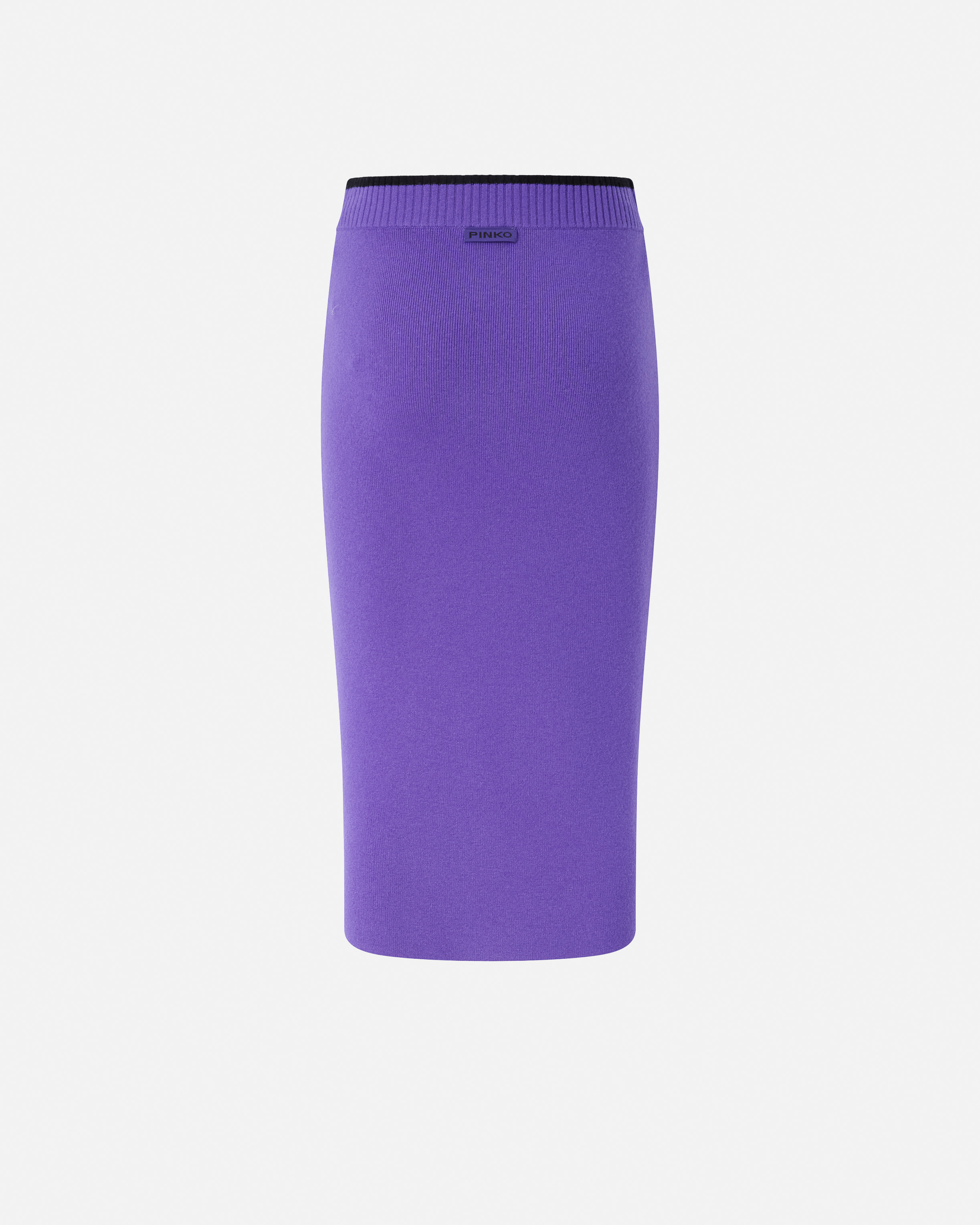 Knit pencil skirt PINKO Purple