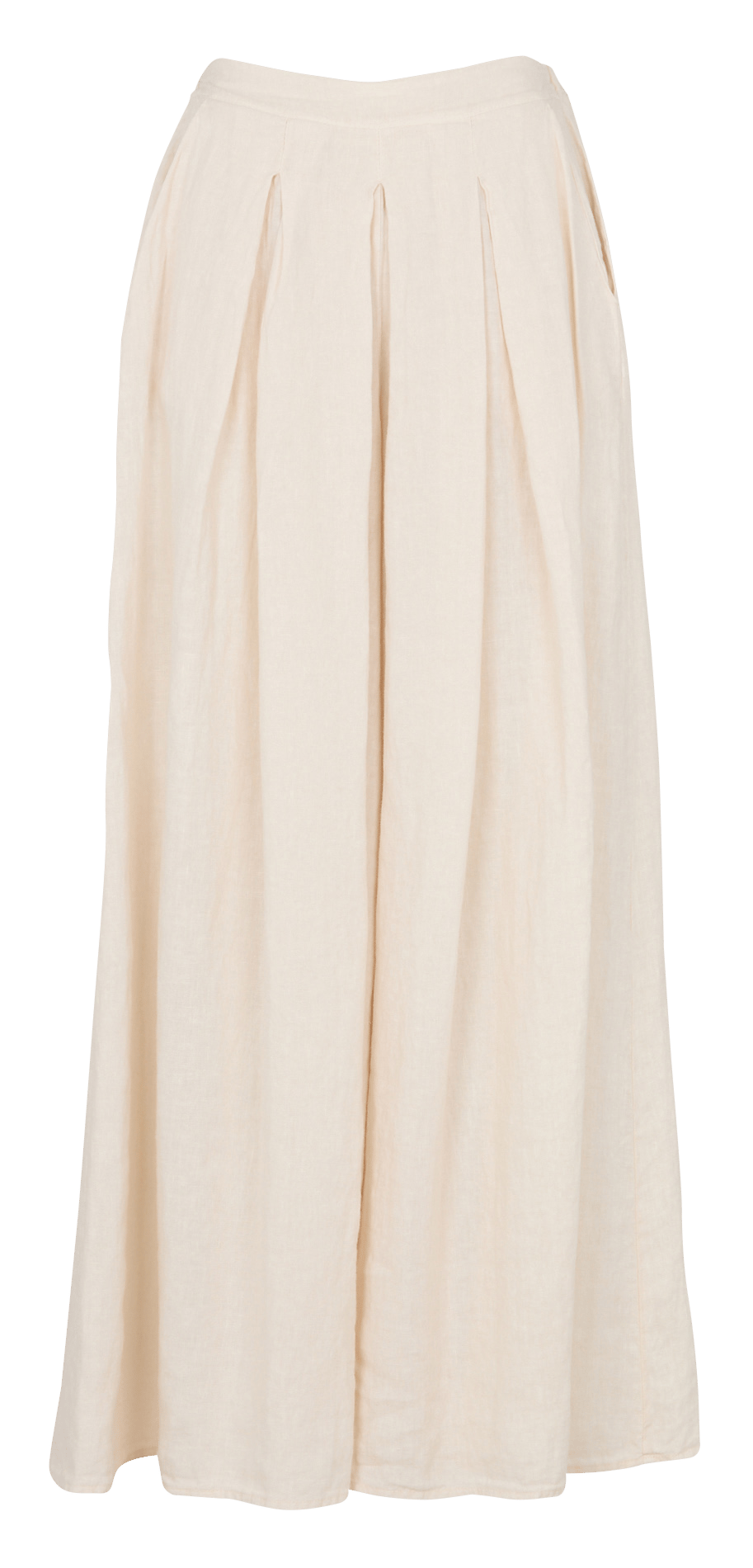 Straight linen trousers HUMILITY Beige