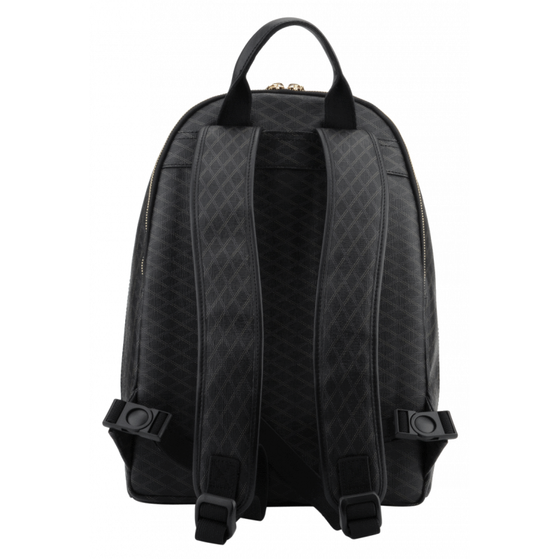 Calfskin leather backpack POURCHET Black
