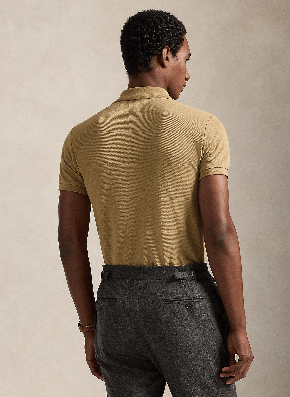 Poloshirt aus Baumwolle, Slim Fit POLO RALPH LAUREN Beige