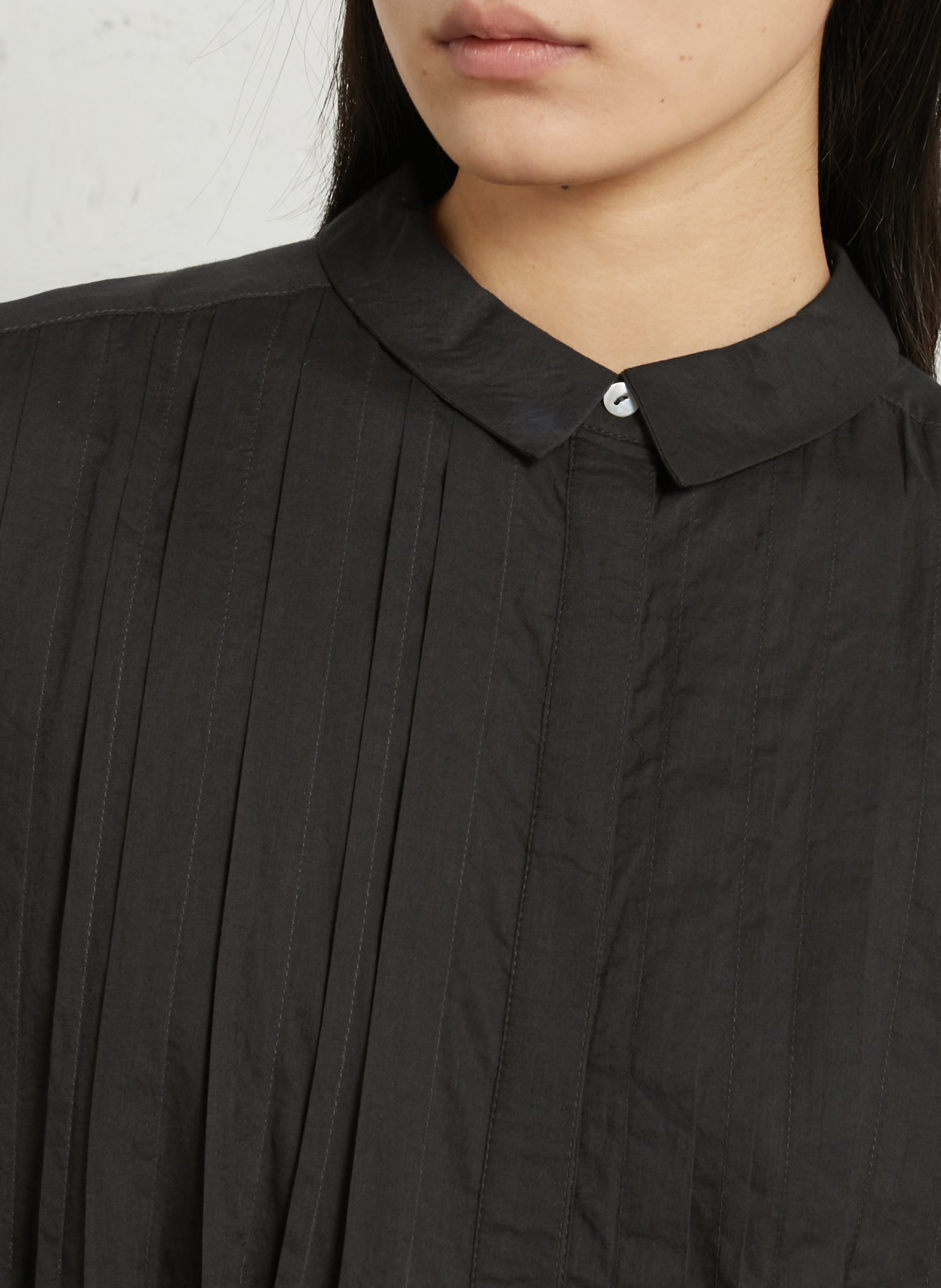 Robe longue ample en coton bio LEON & HARPER Gris