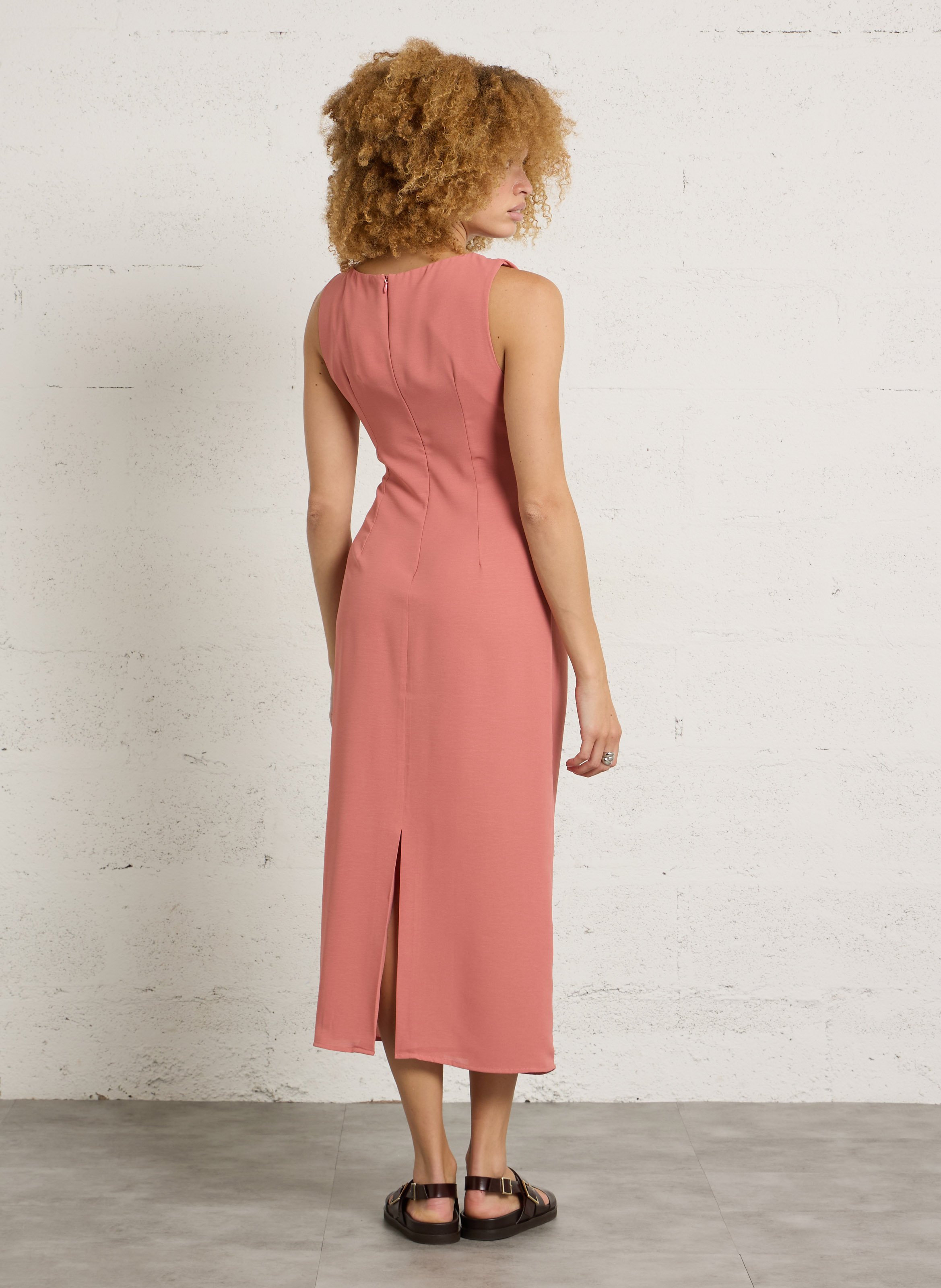 Midikleid mit Rundhalsausschnitt LA PETITE ETOILE Rosa