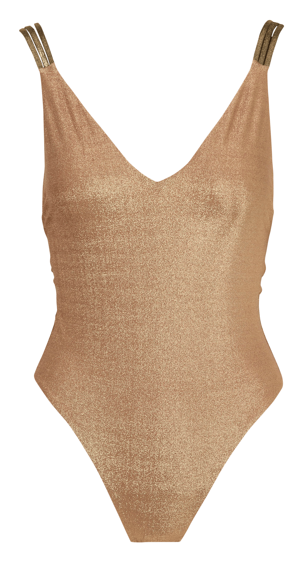 Badpak met iriserend effect BELIZA Goudkleurig