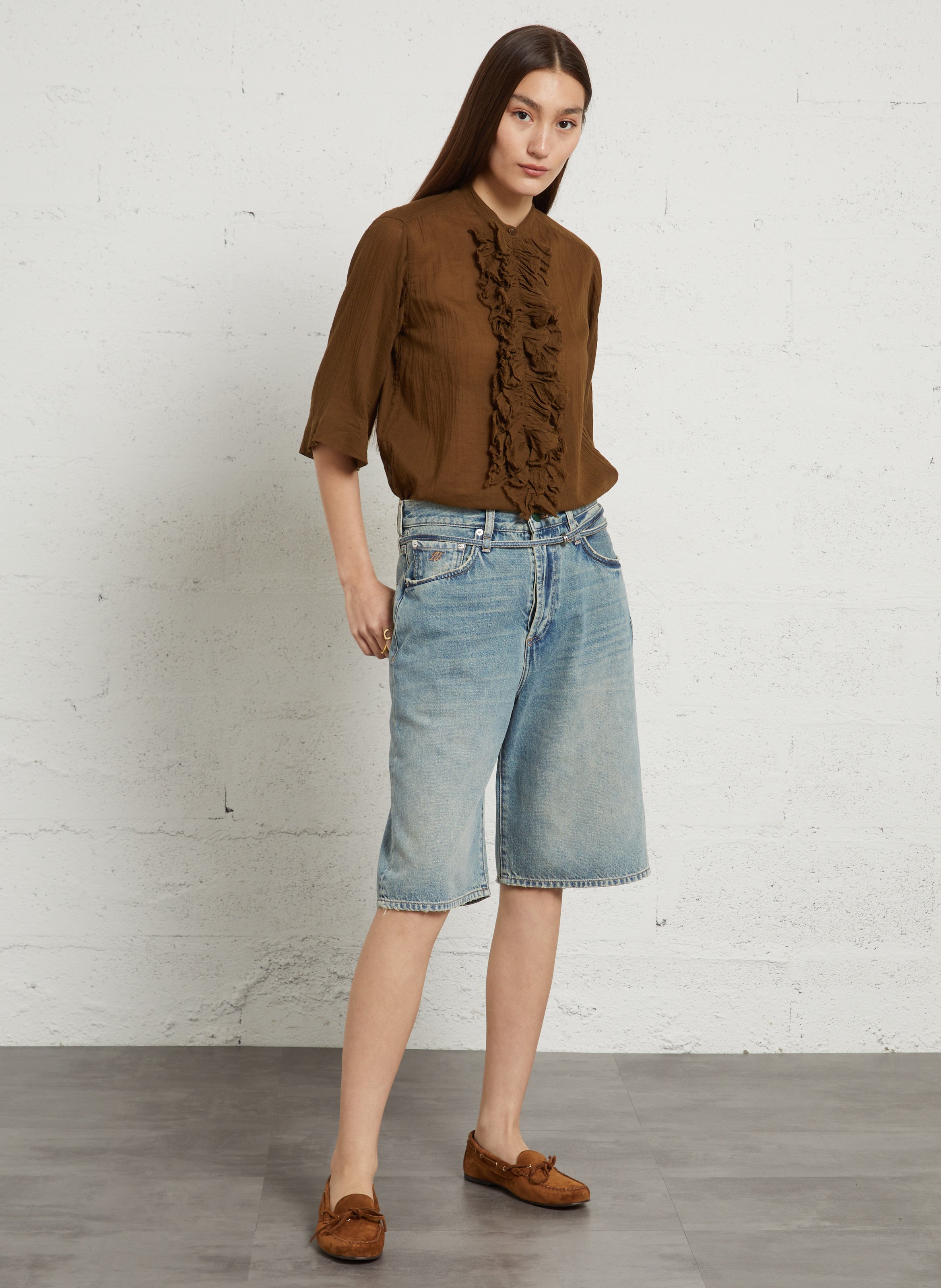 Ledermokassins COSMOPARIS Braun