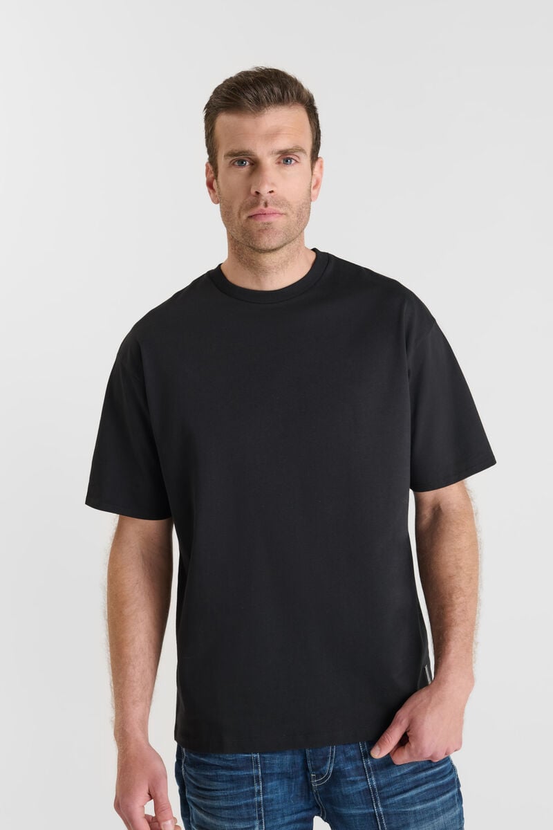 Tommy Badge T-shirt LE TEMPS DES CERISES Black