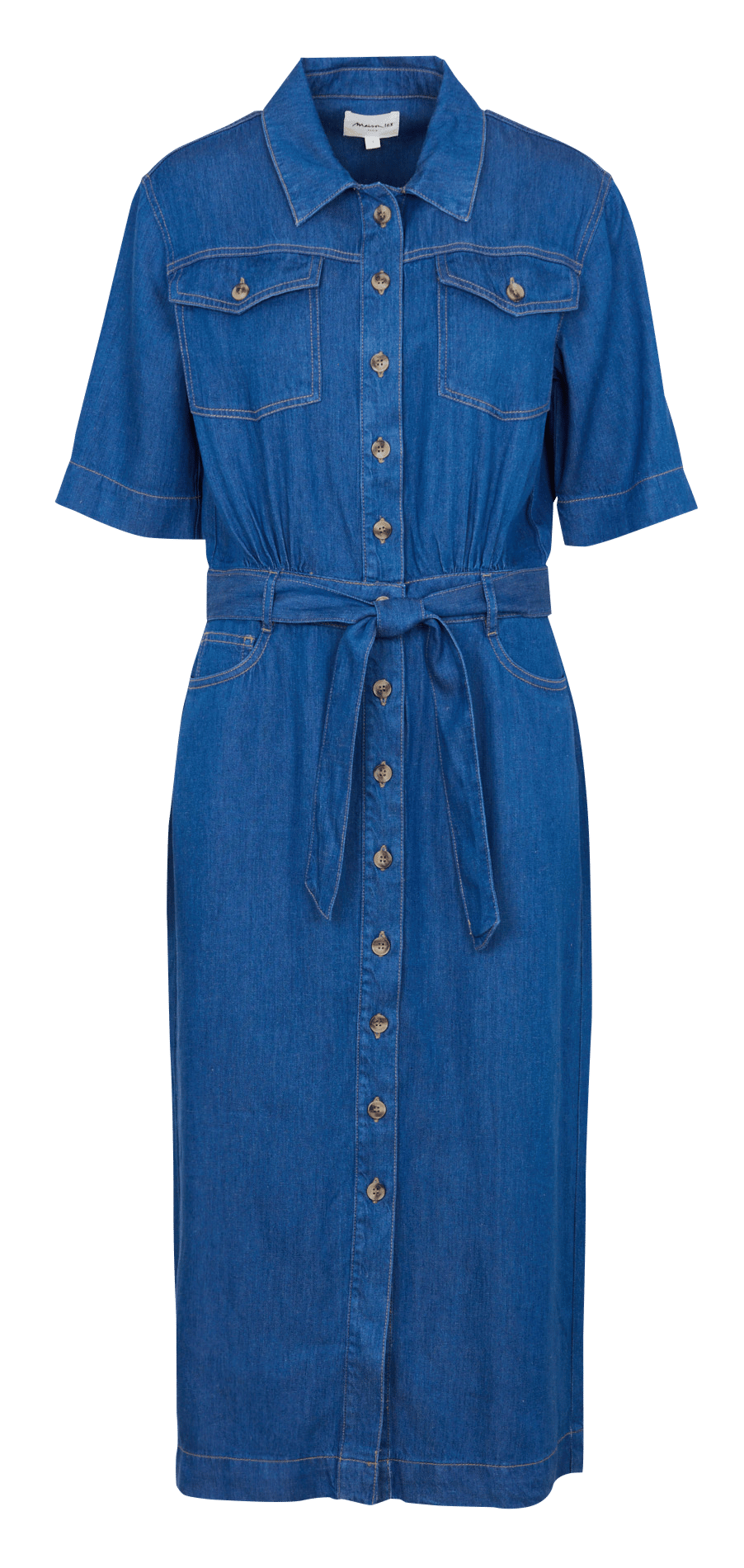 Robe midi en jean MAISON 123 Bleu