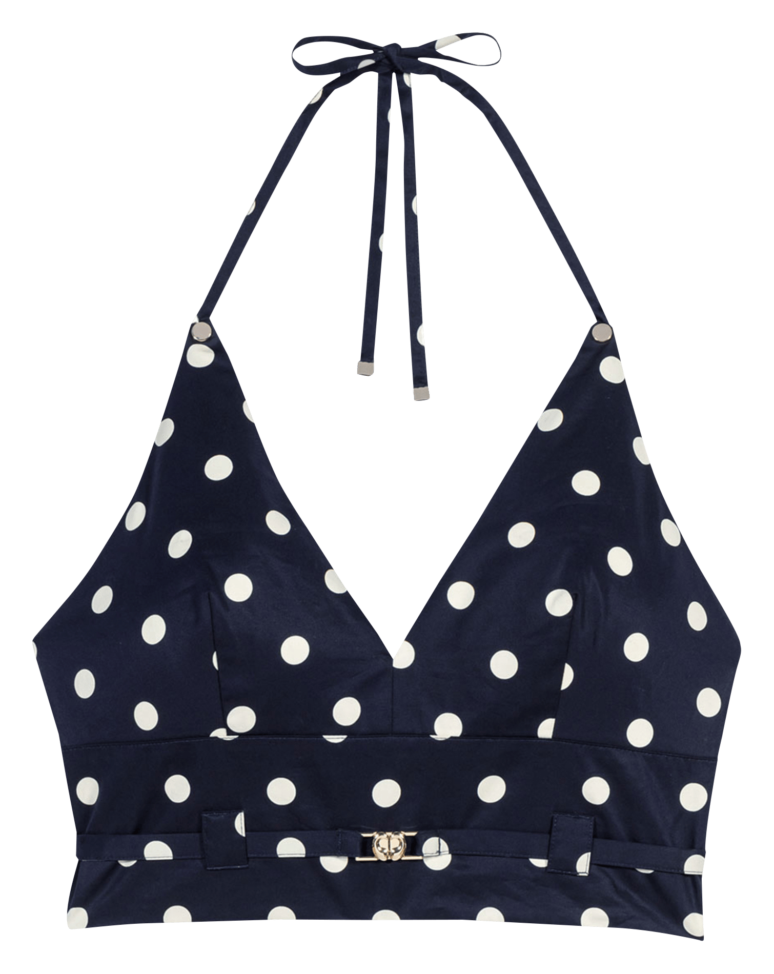 Top court en coton MAJE Bleu