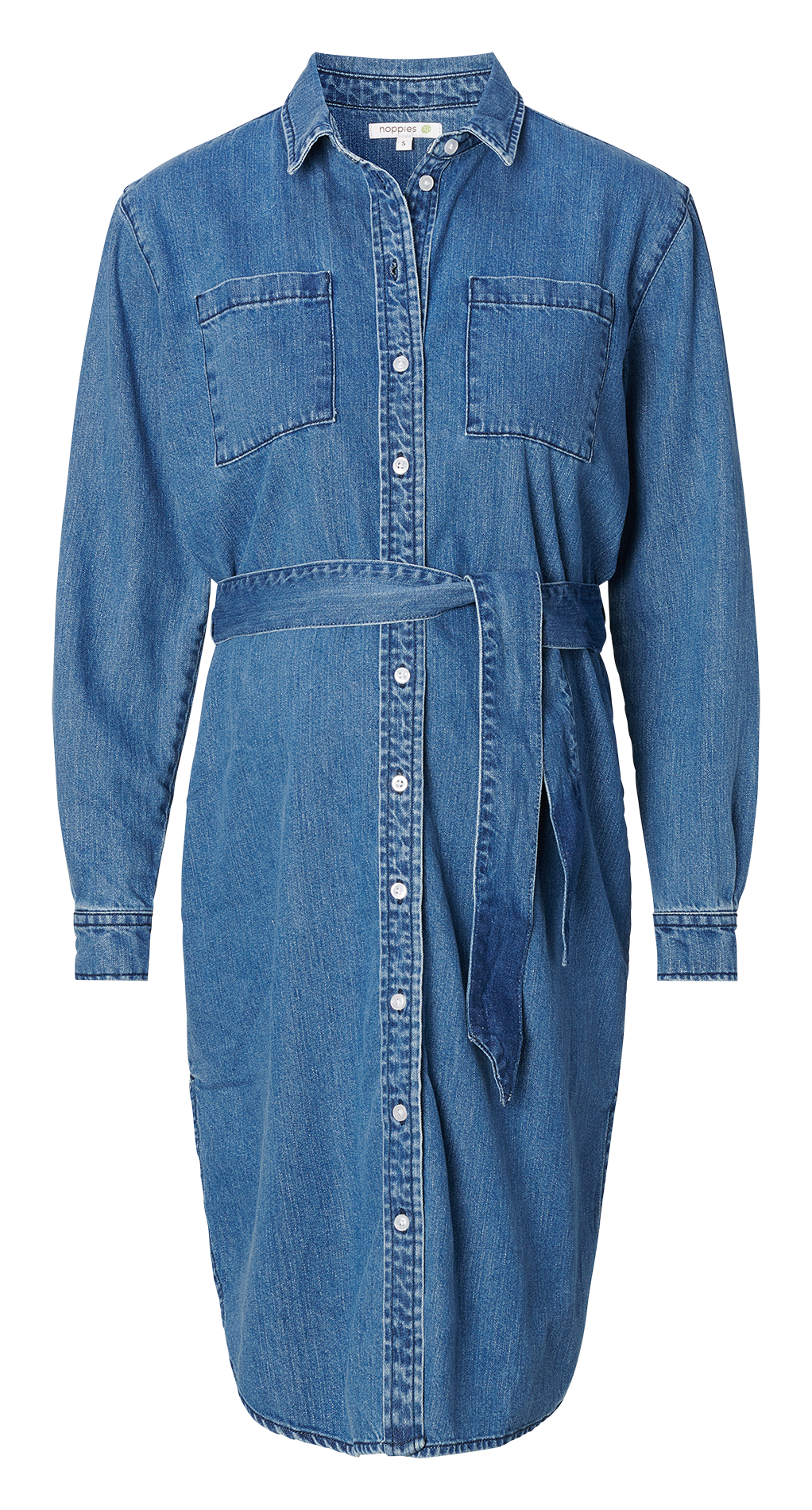 Cotton nursing dress NOPPIES Blue