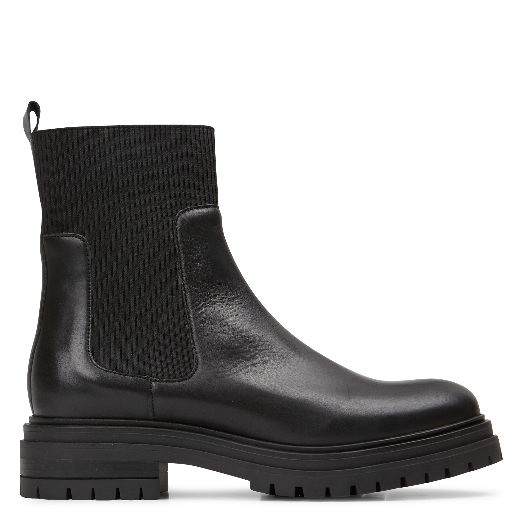 Bottines en cuir mélangé  MELLOW YELLOW Noir