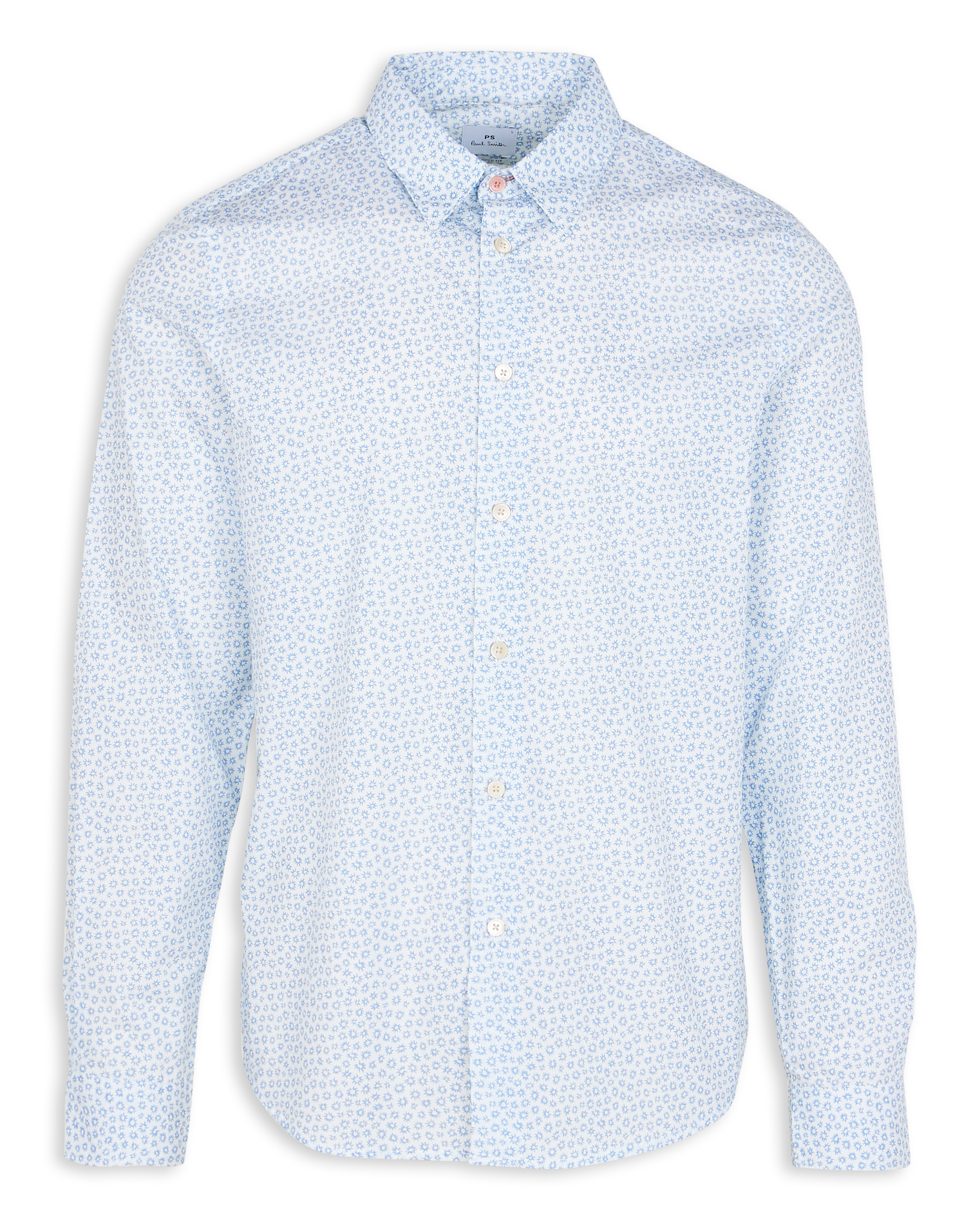 Chemise ajustée imprimée en coton  PAUL SMITH Bleu