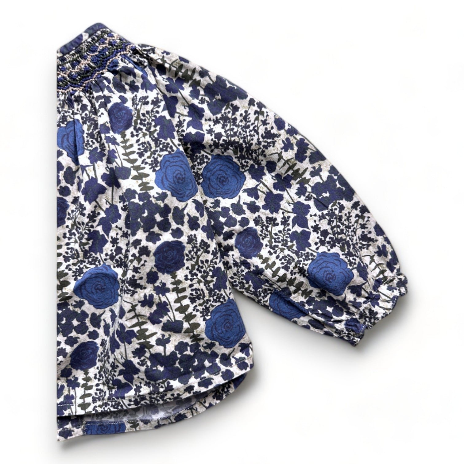 Blue baby blouse - 6 months BONPOINT - Seconde Main Blue