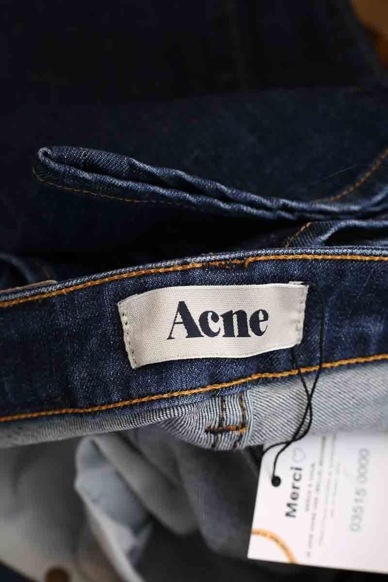 Jean en coton ACNE STUDIOS - Seconde Main Bleu