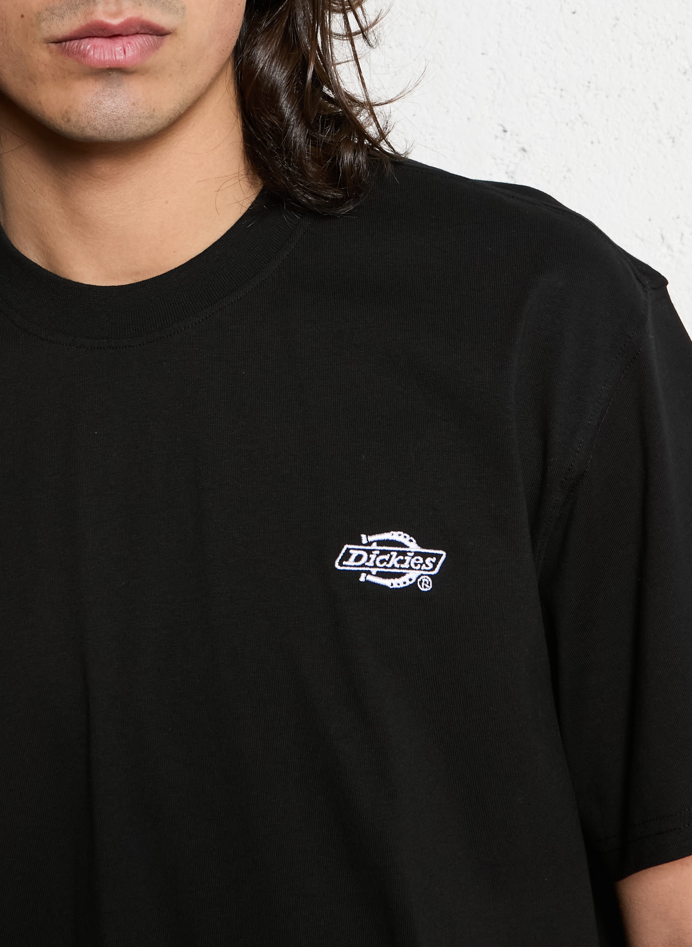 Camiliday round-neck sleeveless cotton top DICKIES Black