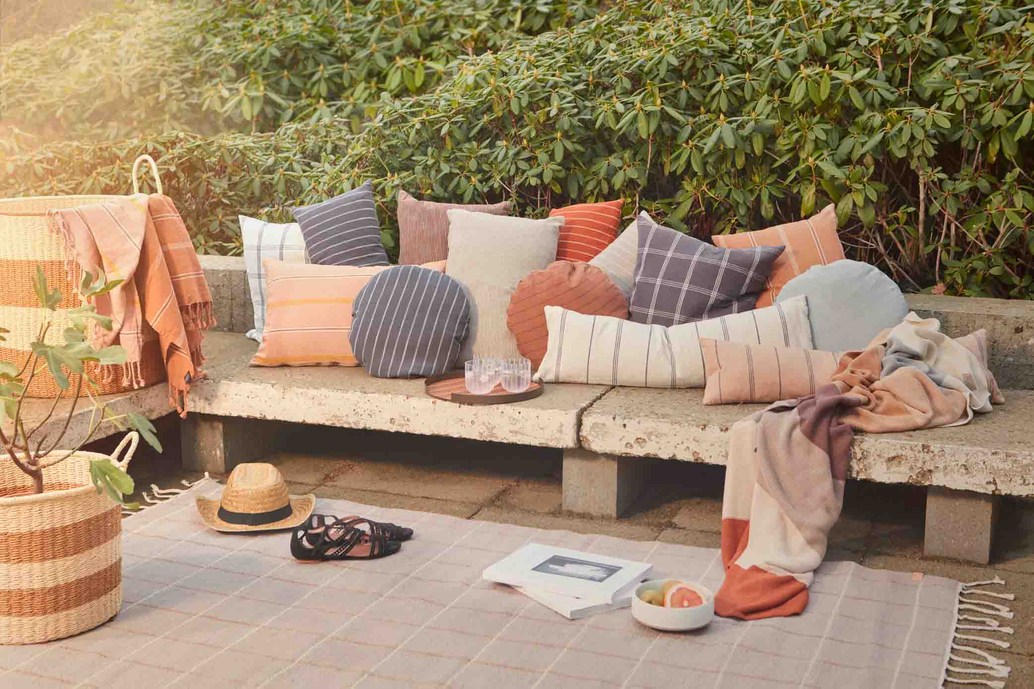 Cotton cushion cover OYOY LIVING DESIGN Black