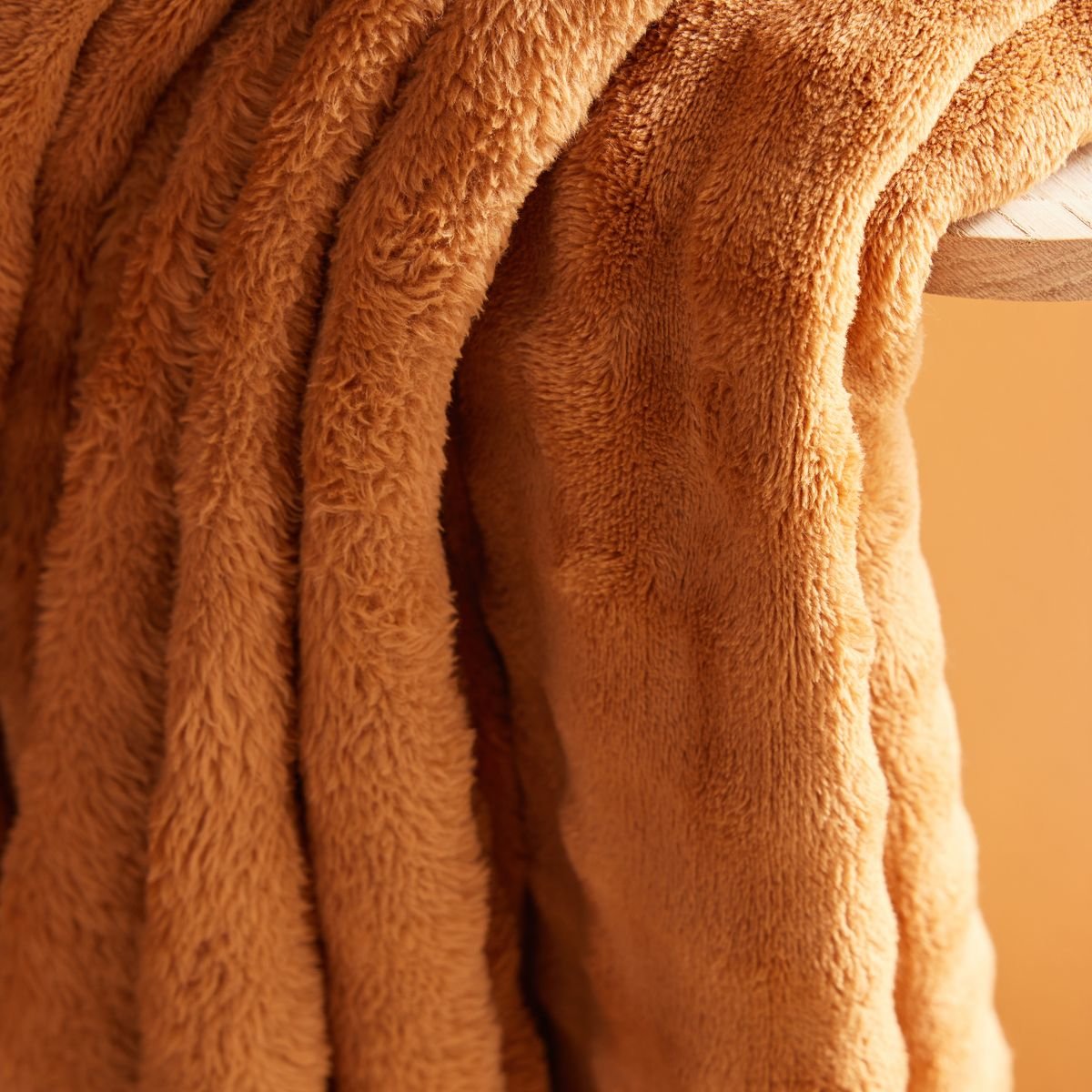 Plain checkered pattern TODAY LINGE DE MAISON Brown