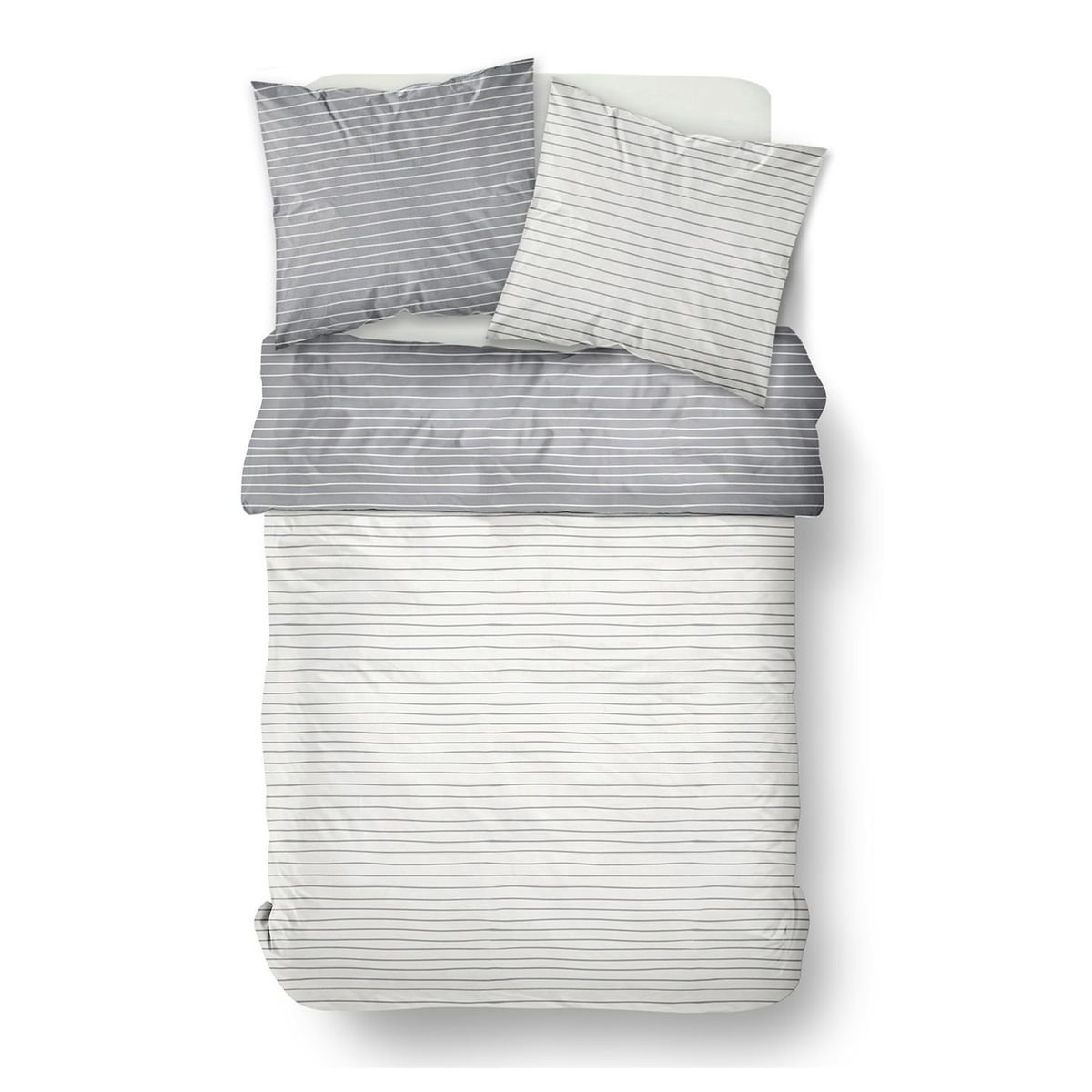 Printed bedding set TODAY LINGE DE MAISON Grey