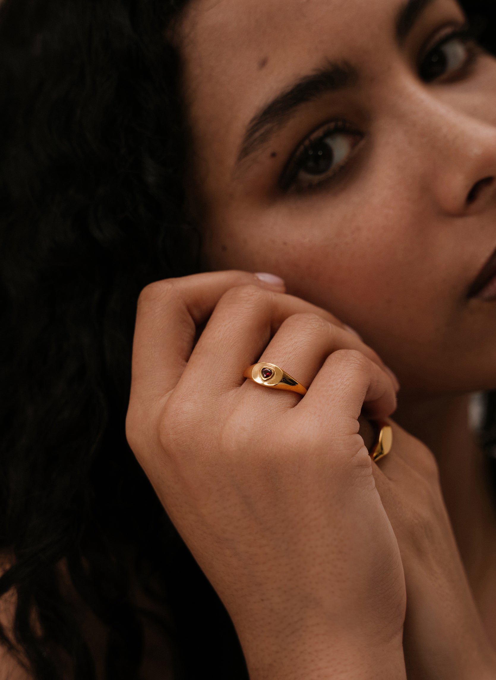 Fine Marina Ring AEC Paris Golden