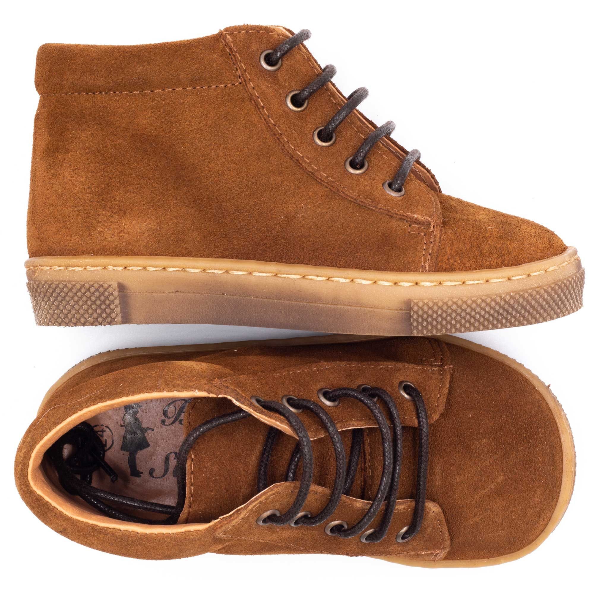 Lace-up ankle boots Boni & Sidonie Brown