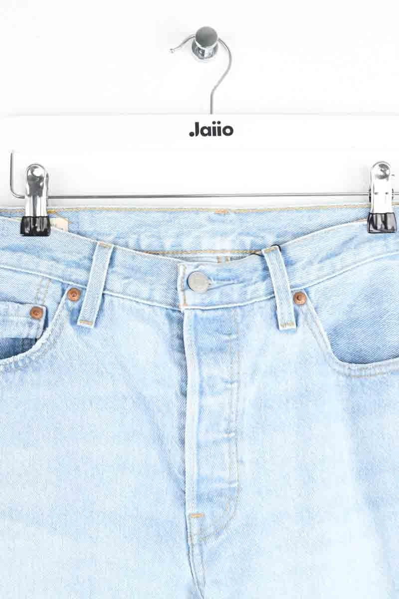 501? straight cotton jeans LEVI'S - Seconde main Blue