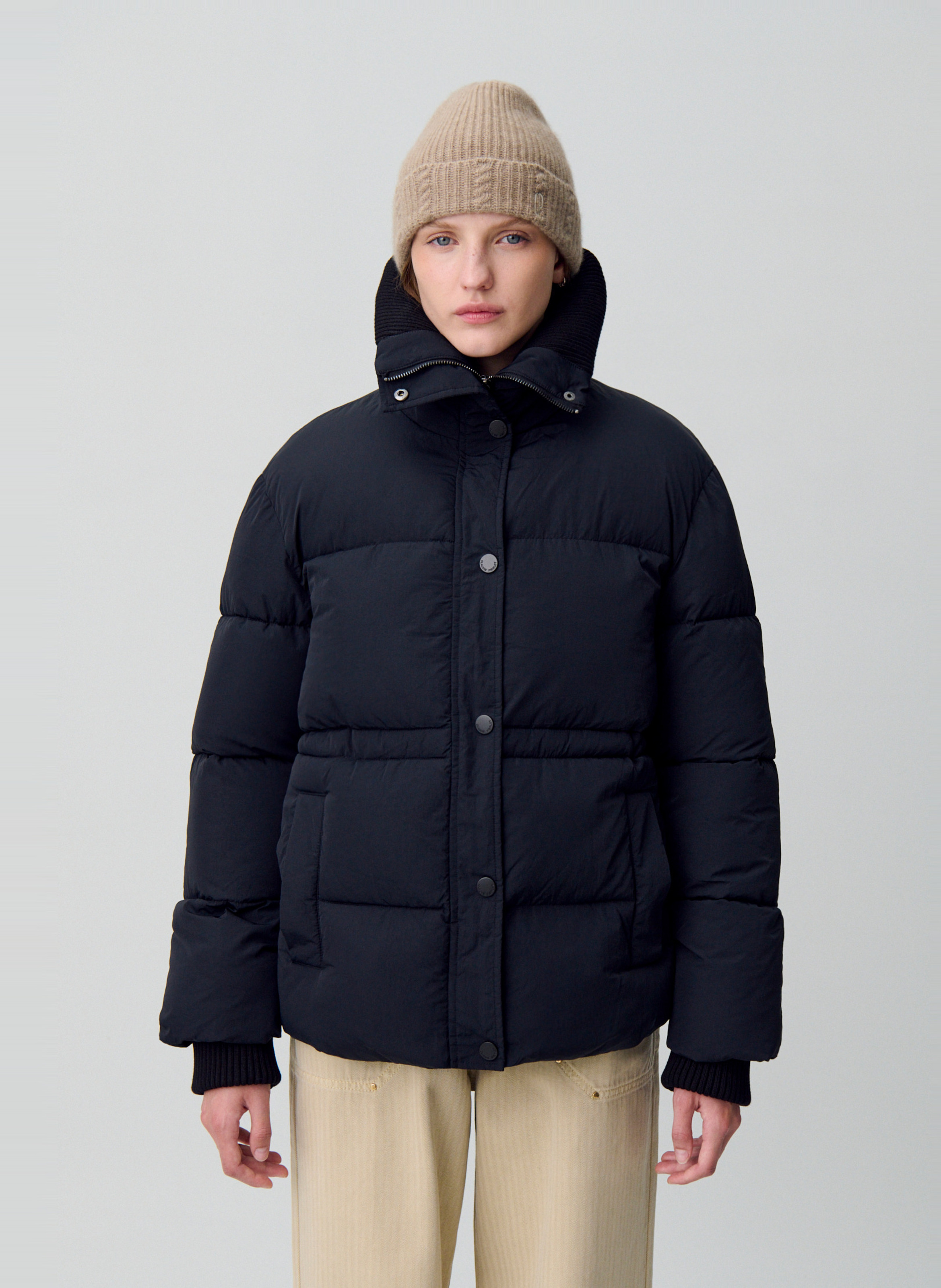 Doudoune oversize col montant CLAUDIE PIERLOT Noir