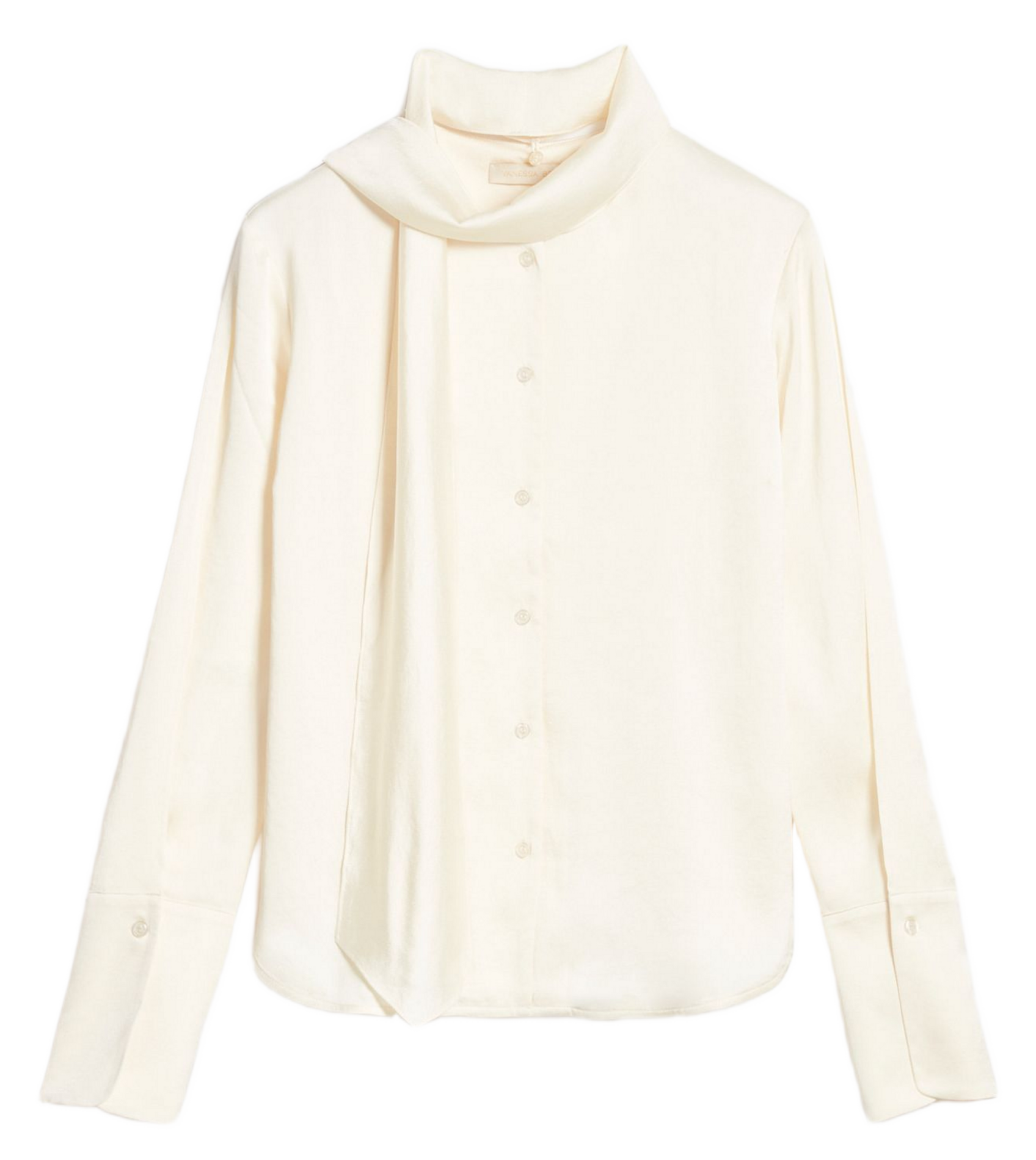 Satin straight shirt VANESSA BRUNO Beige
