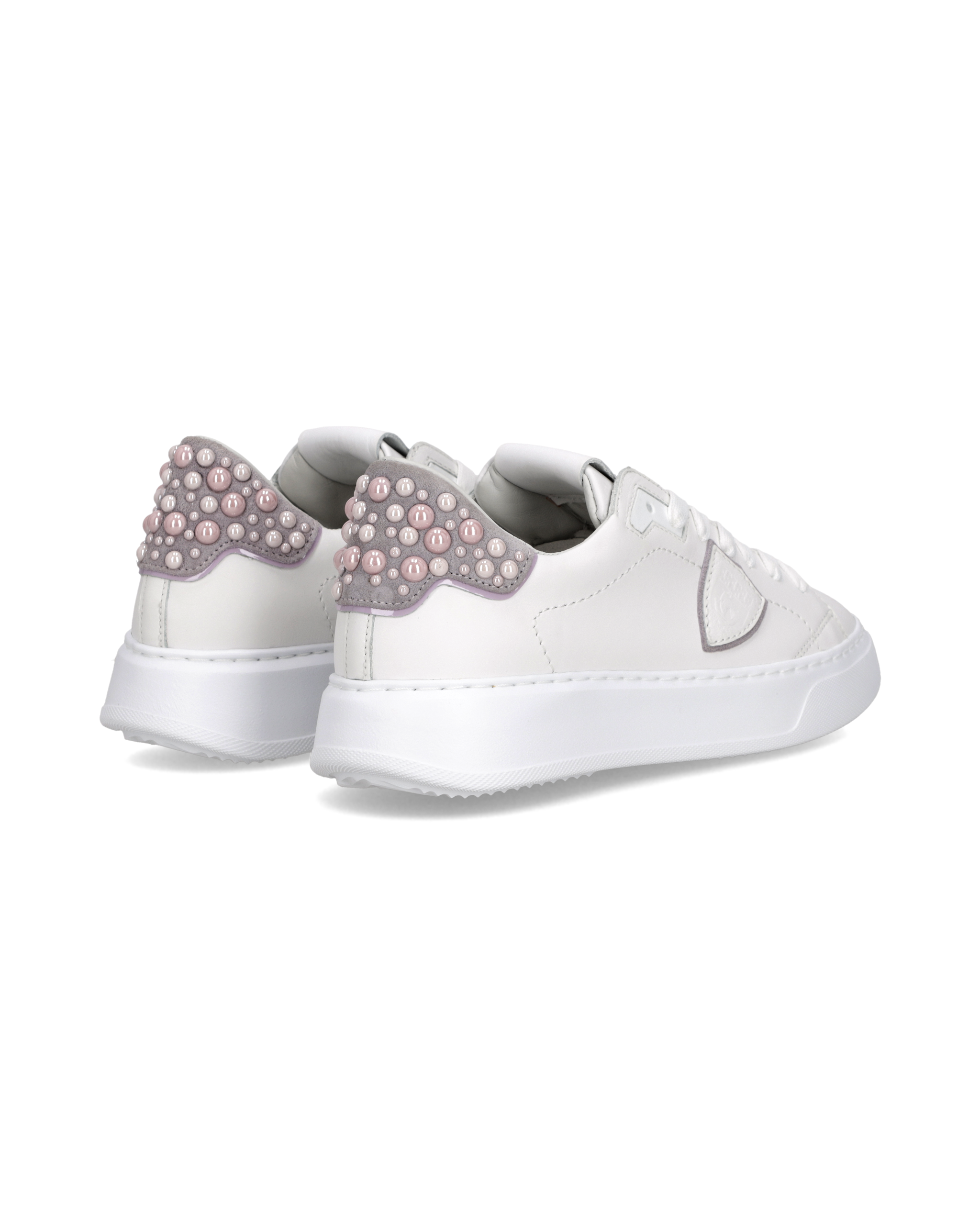 Tennis Temple Sneakers. PHILIPPE MODEL Pink